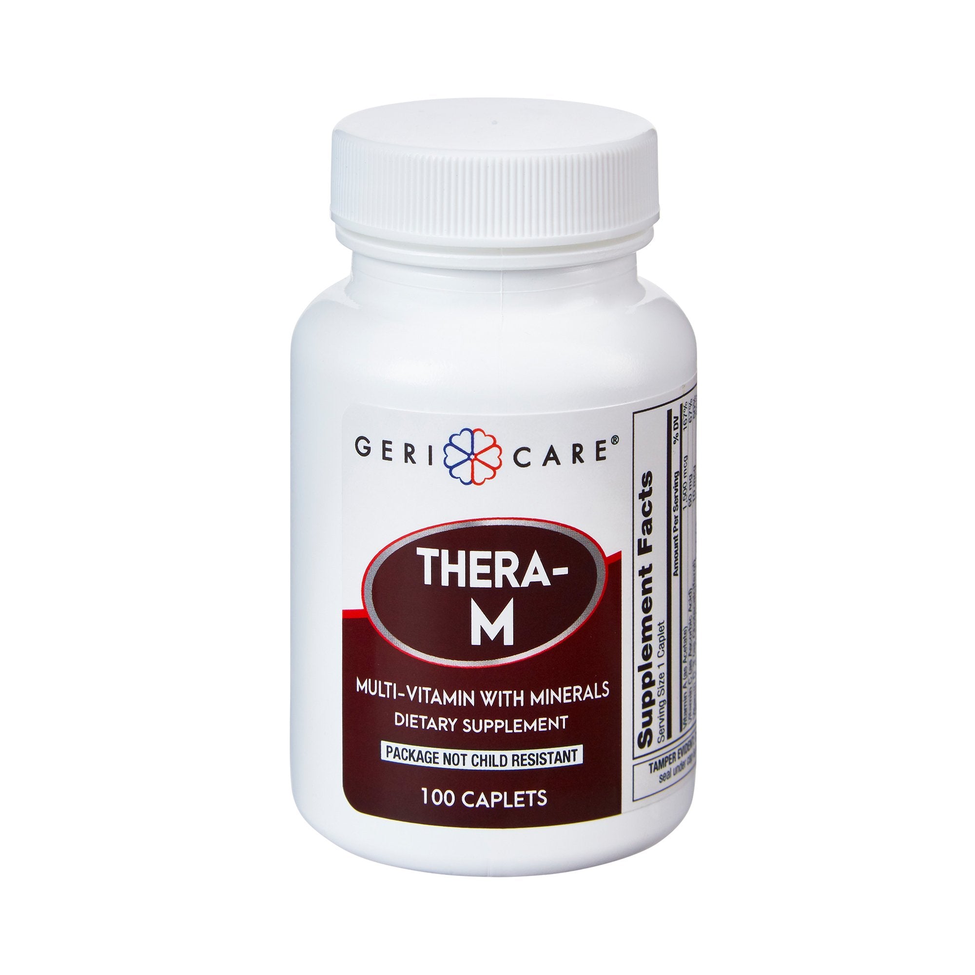 Multivitamin Supplement with Minerals Geri-Care® Tablet 100 per Bottle - image 5