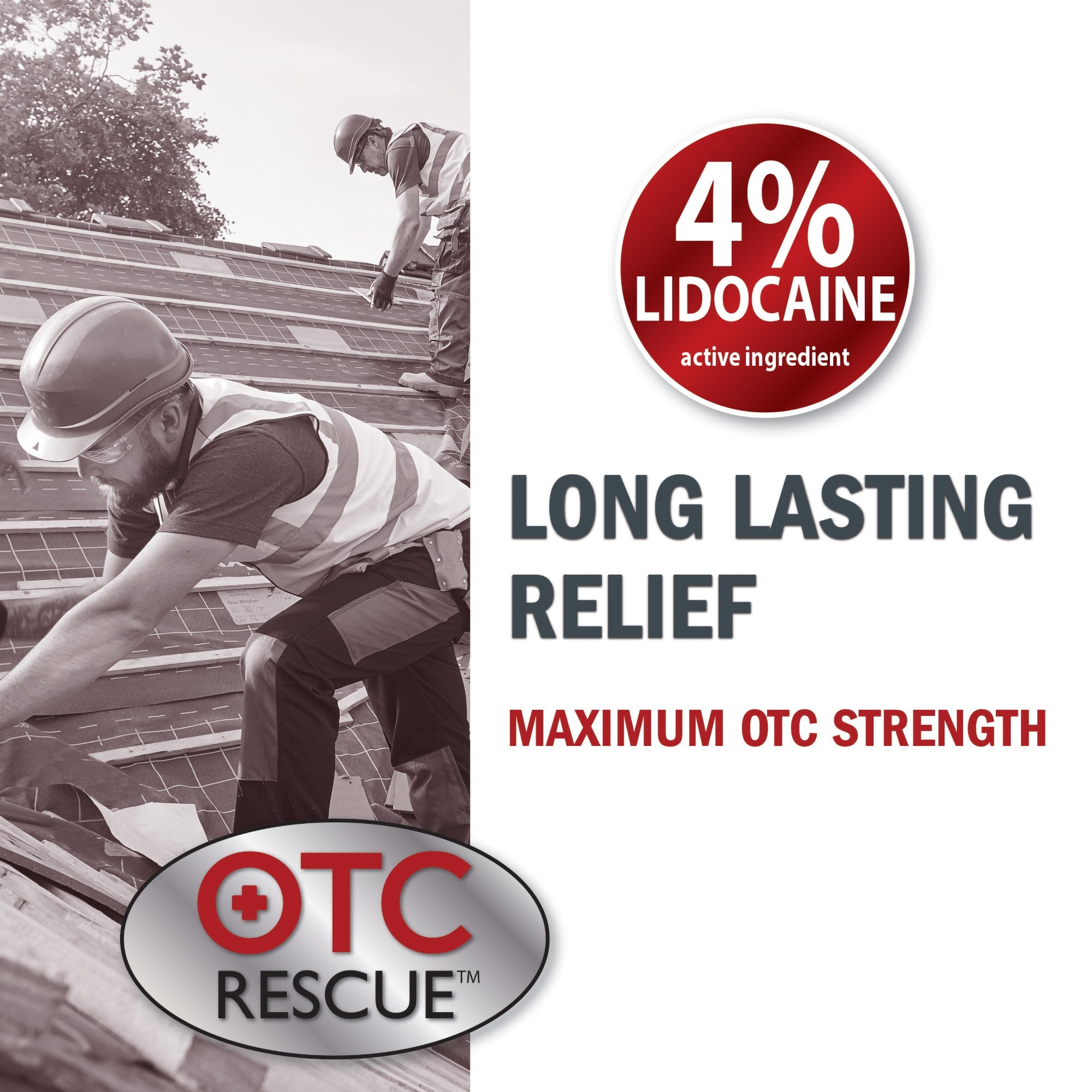 Topical Pain Relief OTC RESCUE 4% Strength Lidocaine Patch 30 per Box - image 6