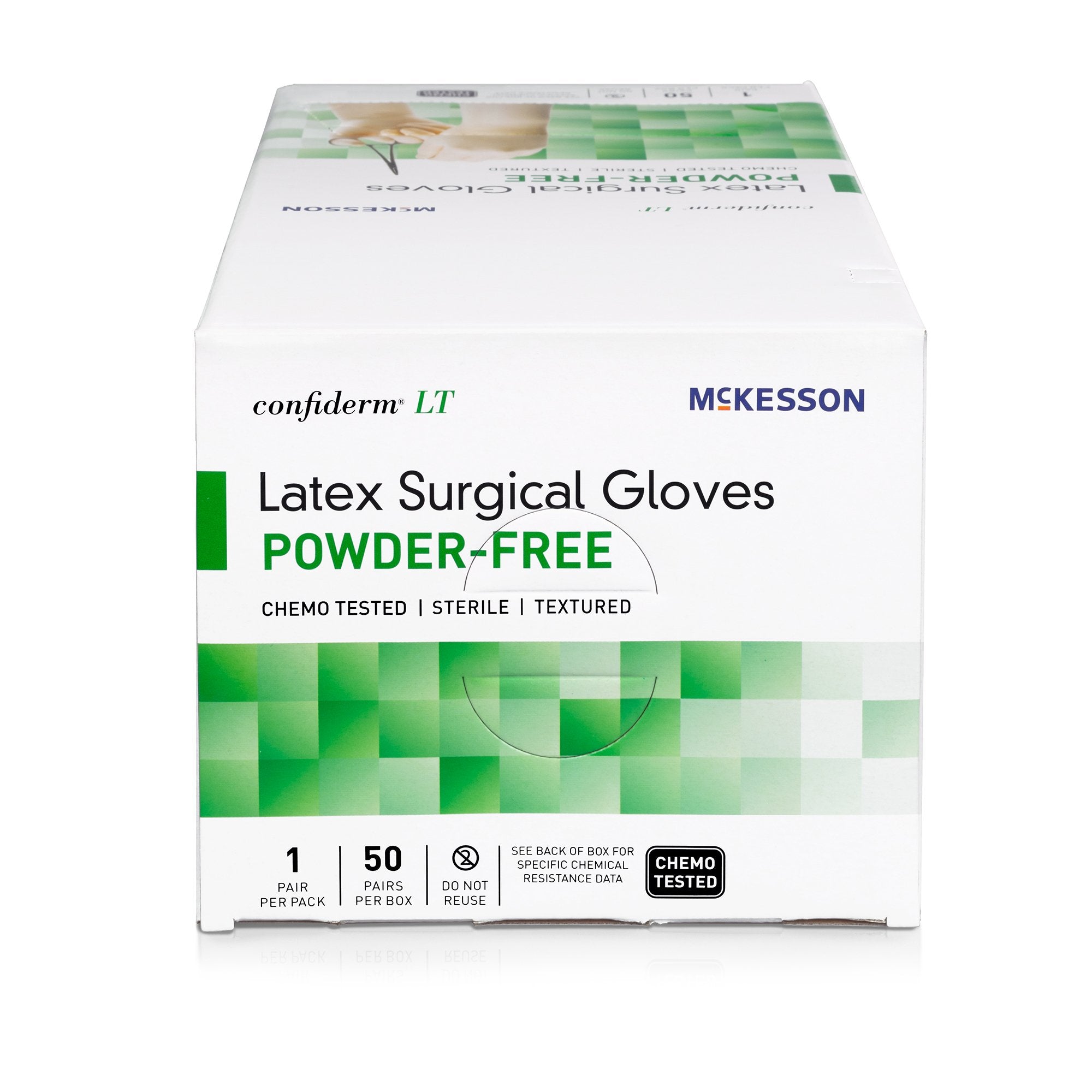 Confiderm® LT Latex Surgical Glove, Size 8, Ivory (50 Units)