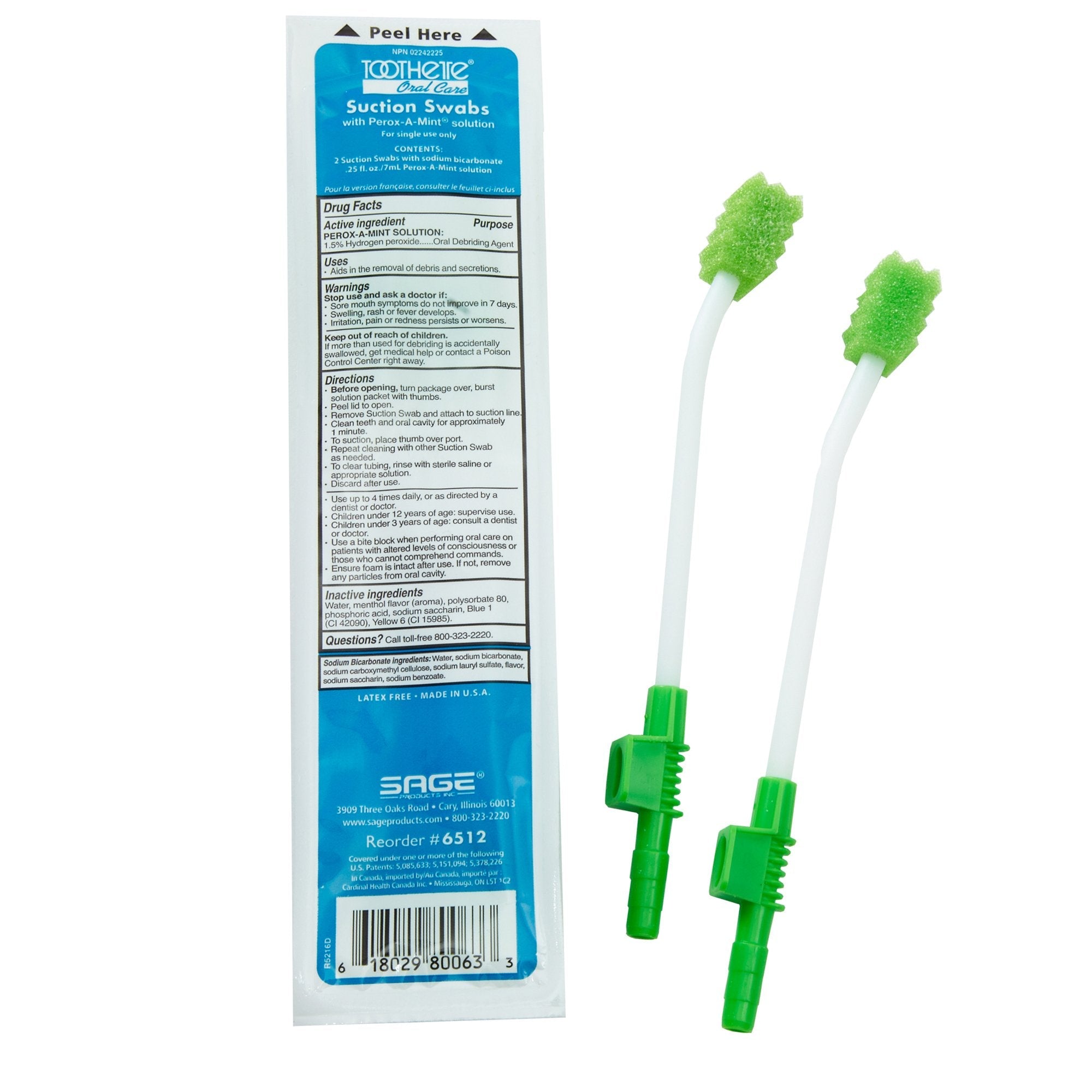 Toothette® Single Use Suction Swab System (2 Units)