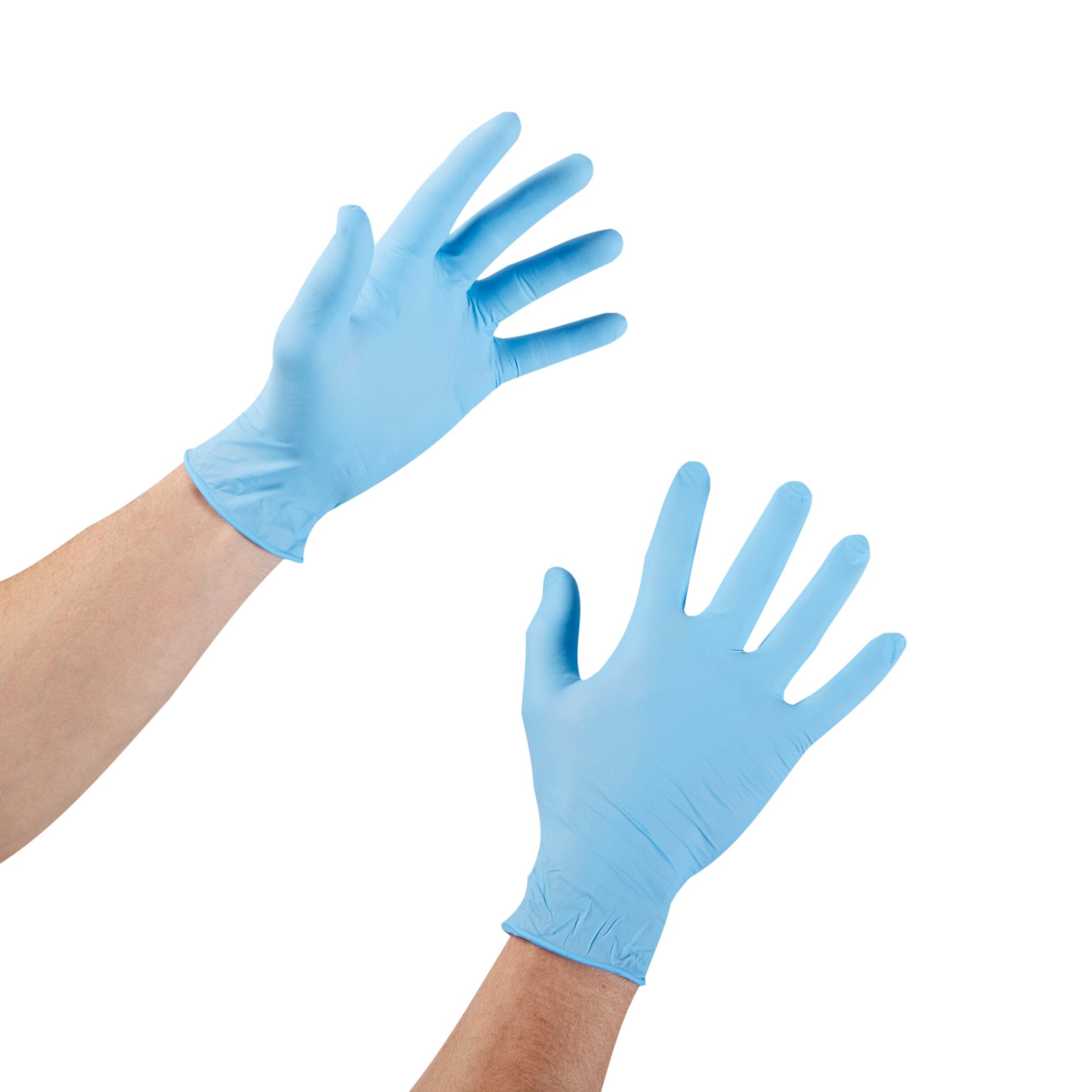 McKesson Confiderm 4.5C Nitrile Exam Gloves, Medium, Blue - 100 Pack
