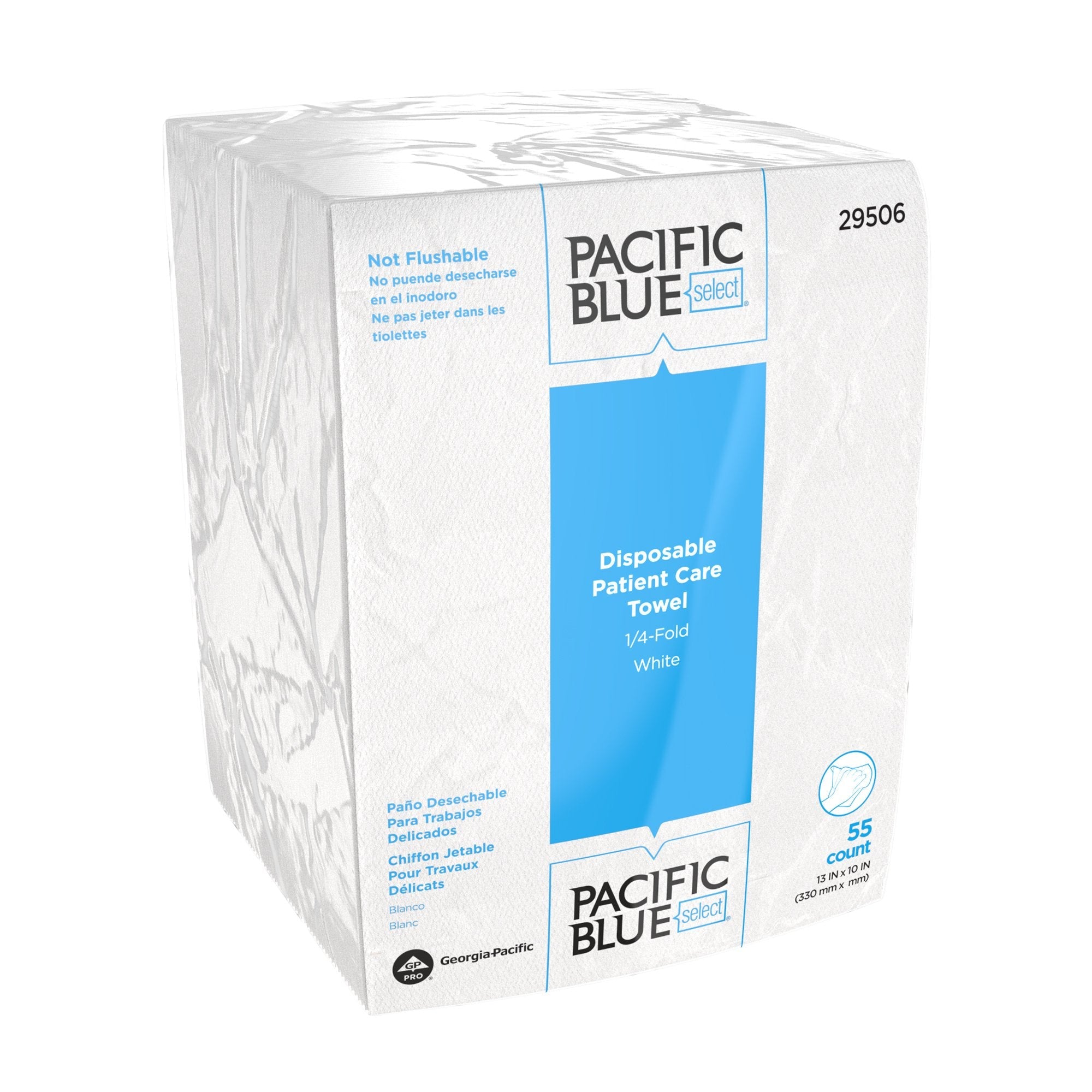 Pacific Blue Select™ Air-laid Bonded Cellulose Washcloth (55 Units)