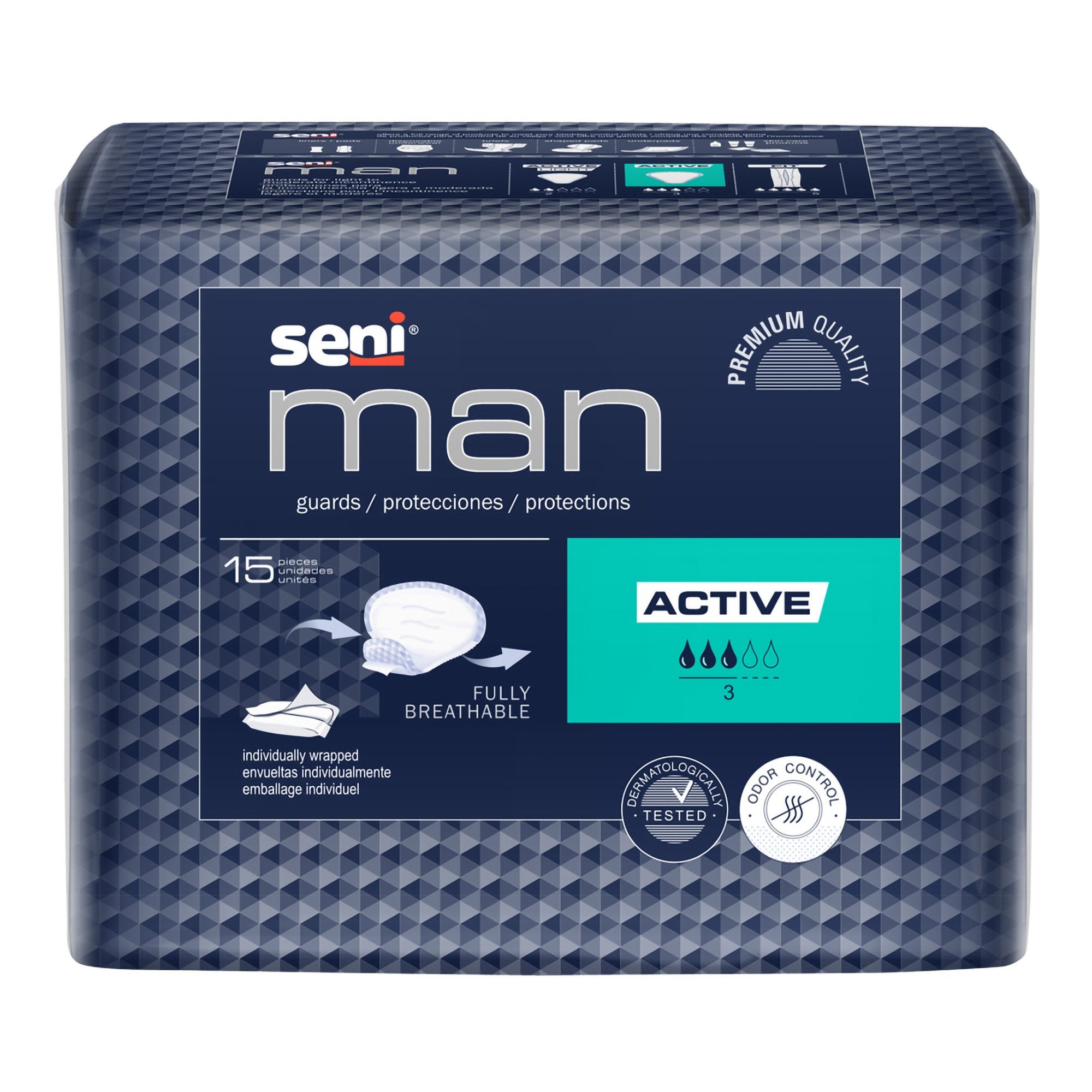 Seni® Man Active Guards (15 Units)