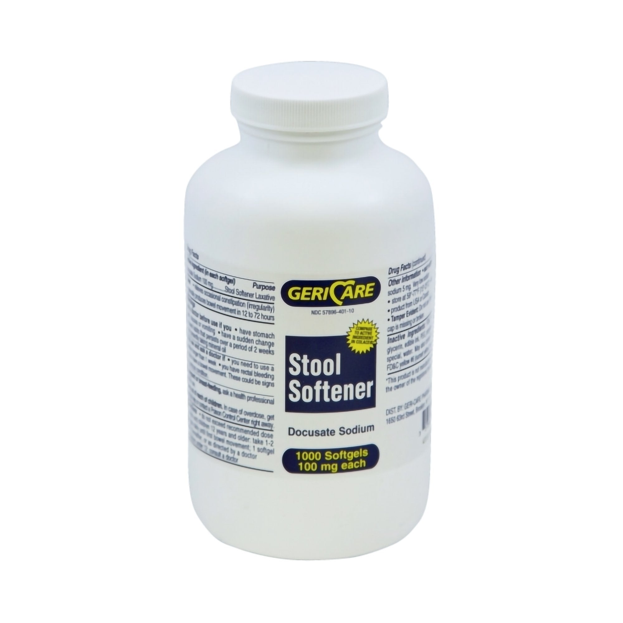 Geri-Care® Docusate Sodium Stool Softener (12 Units)