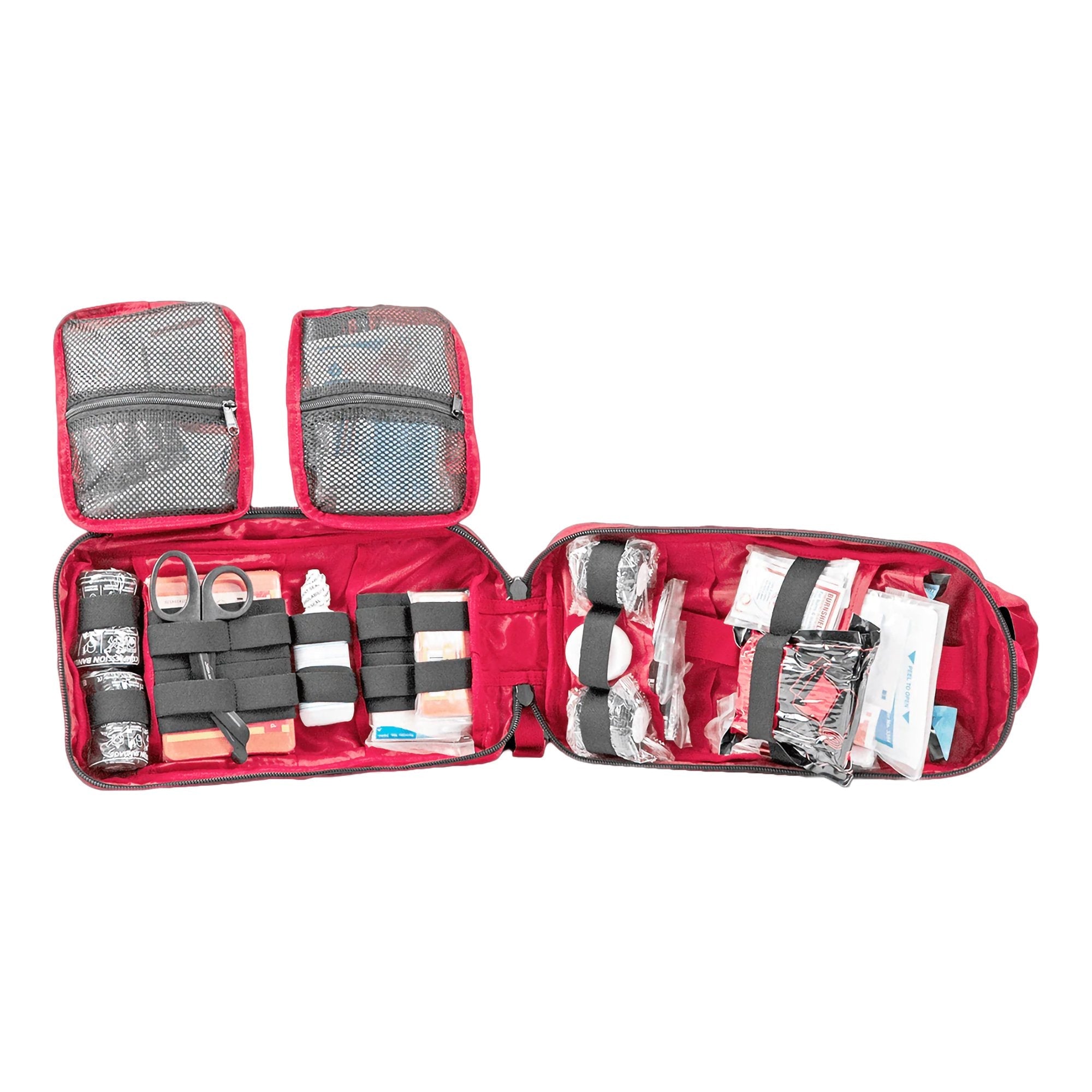 My Medic MyFAK First Aid Kit, Large Trauma Kit with Medical Supplies, Red (1 Unit)