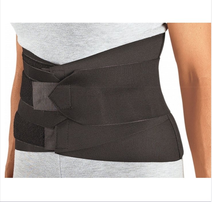 Back Support ProCare® Medium Hook and Loop Closure 33 to 39 Inch Waist or Hip Circumference 9 Inch Height Adult