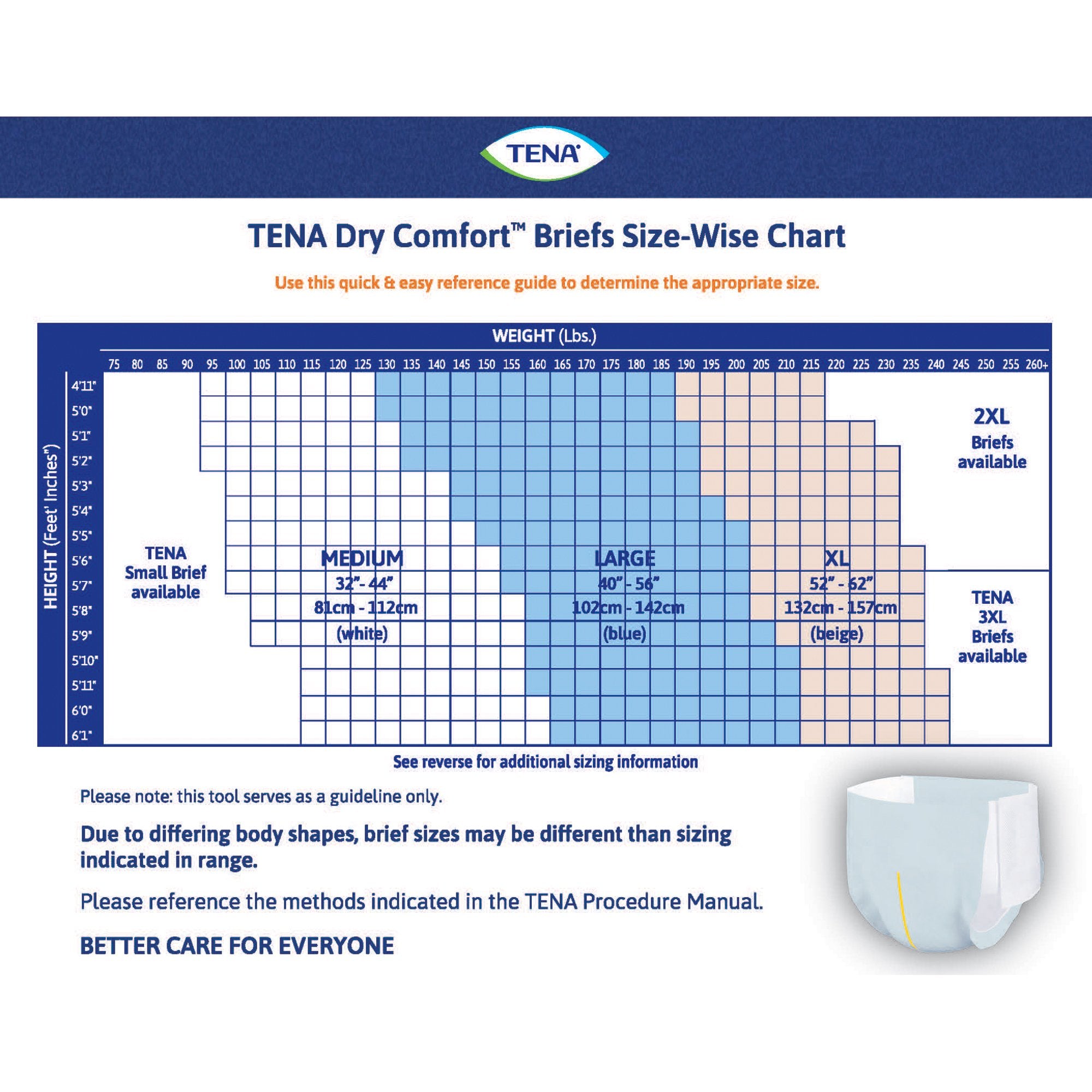 Incontinence Brief TENA Dry Comfort™ Adult Large Unisex Disposable Moderate Absorbency - image 2