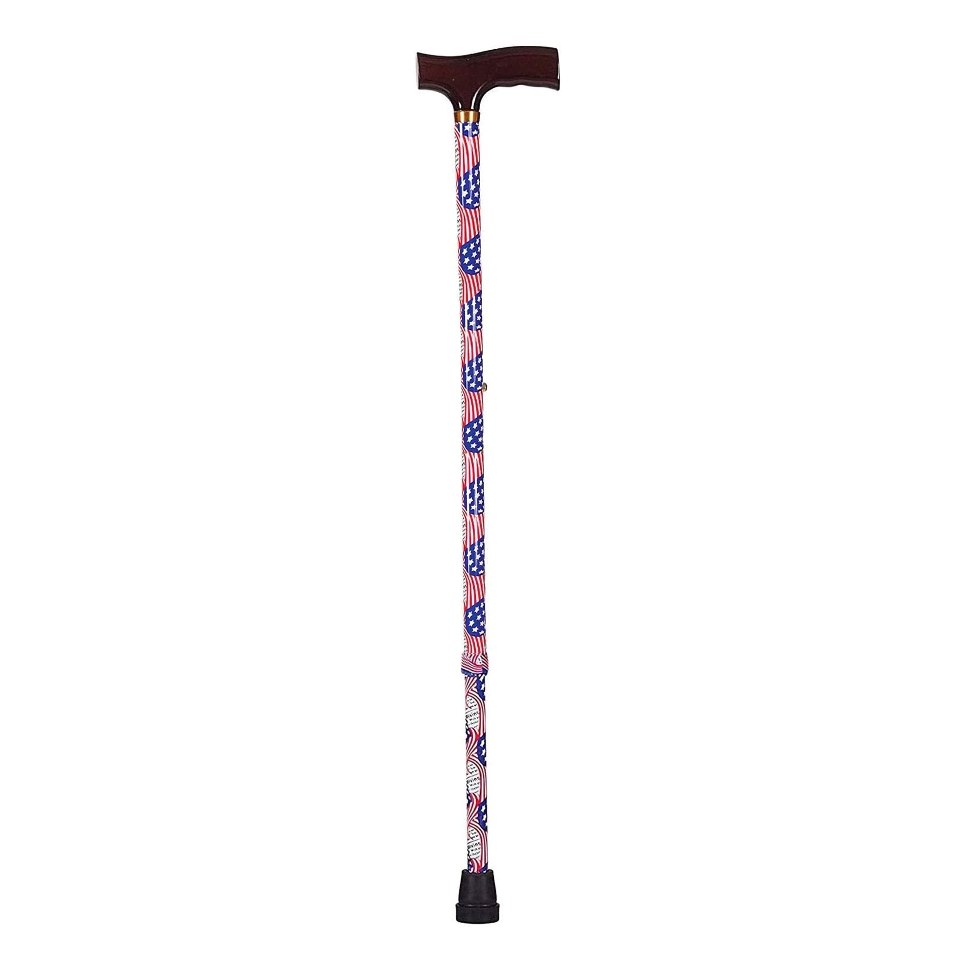 DMI Walking Stick, American Flag Print (1 Unit)