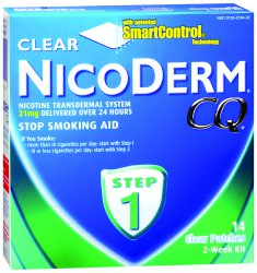 Nicoderm CQ® 21 mg Strength Nicotine Polacrilex Stop Smoking Aid (1 Unit)