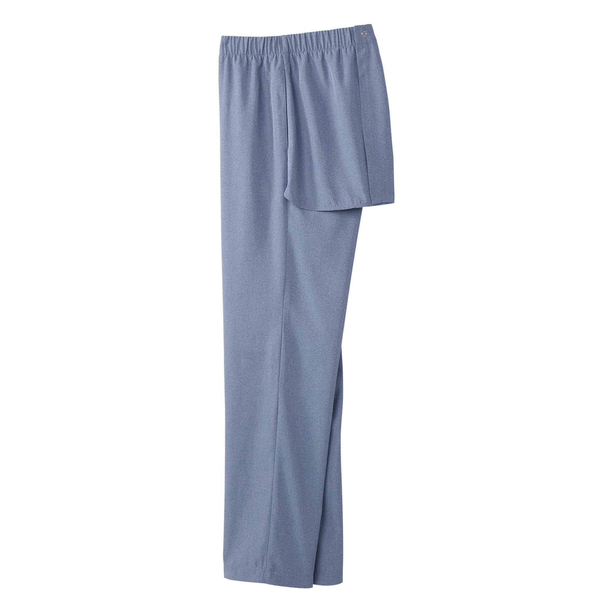 Silverts® Women's Open Back Gabardine Pant, Heather Chambary Blue, Large (1 Unit)