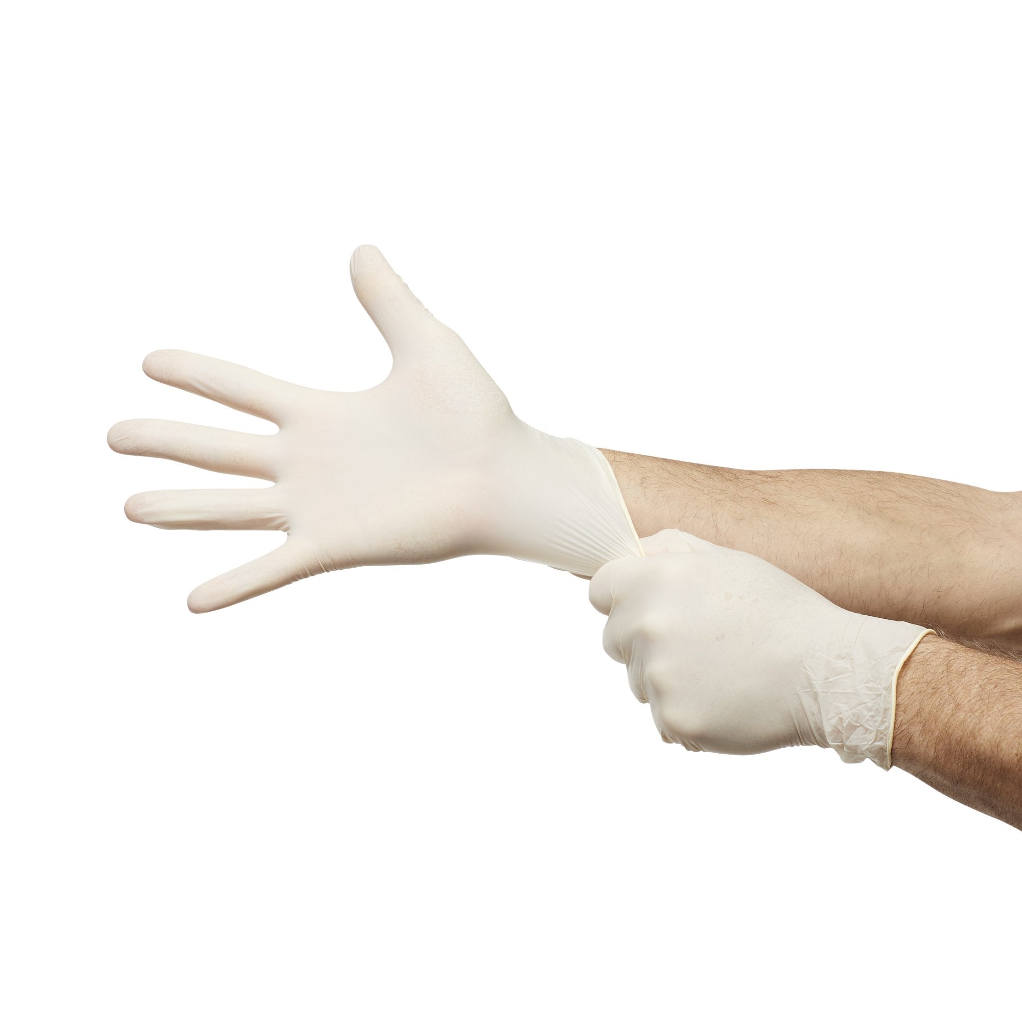 Trilon 2000® PF with MC3® Stretch Vinyl Standard Cuff Length Exam Glove, Small, Ivory (100 Units)