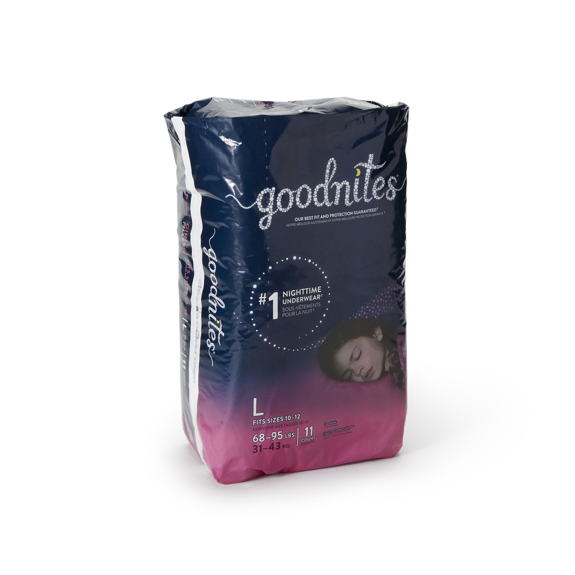 GoodNites® Absorbent Underwear, Large, 11 per Pack (11 Units)