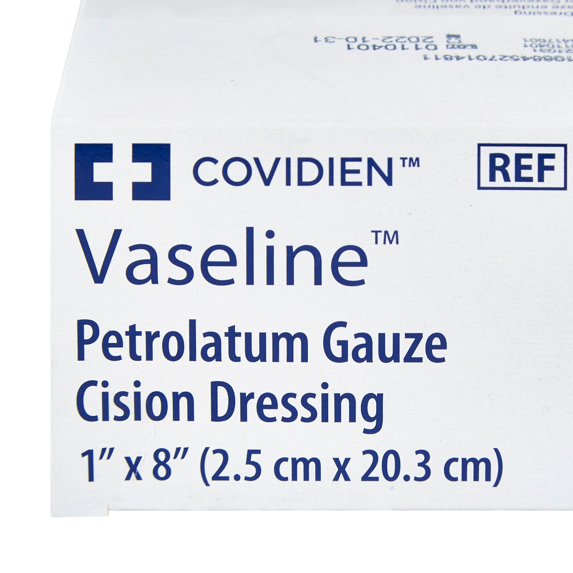 Vaseline® Petrolatum Impregnated Dressing, 1 x 8 Inch (50 Units)