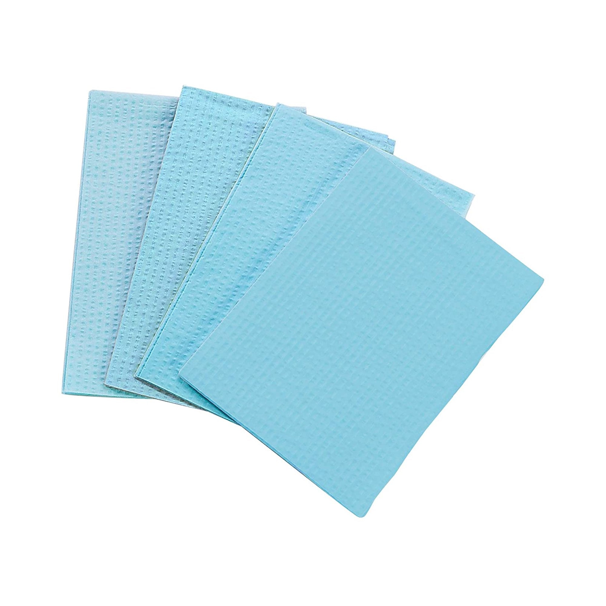 Tidi® Choice Nonsterile Blue Procedure Towel, 13 x 18 Inch (500 Units)