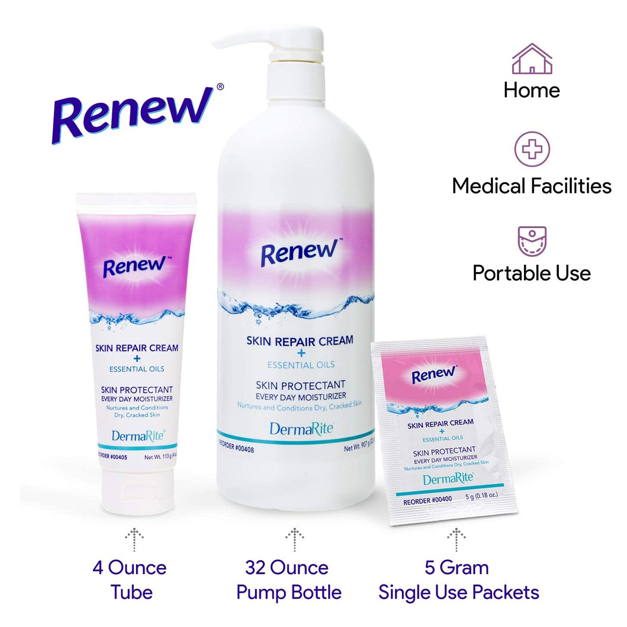 Renew™ Scented Skin Repair Cream, 4 oz. - Moisturizing Barrier (12-Pack)