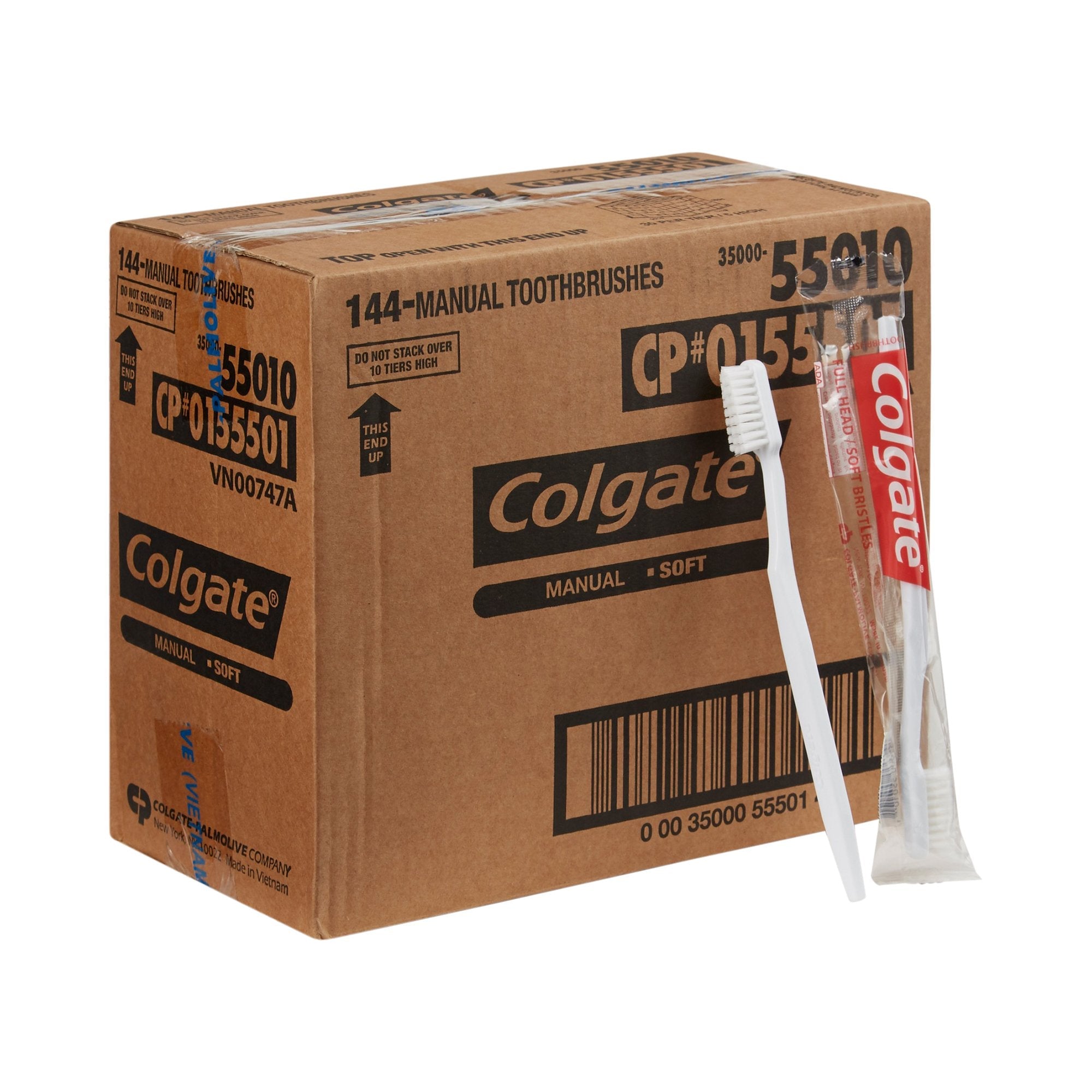 Toothbrush Colgate® White Adult Soft (144 Units)