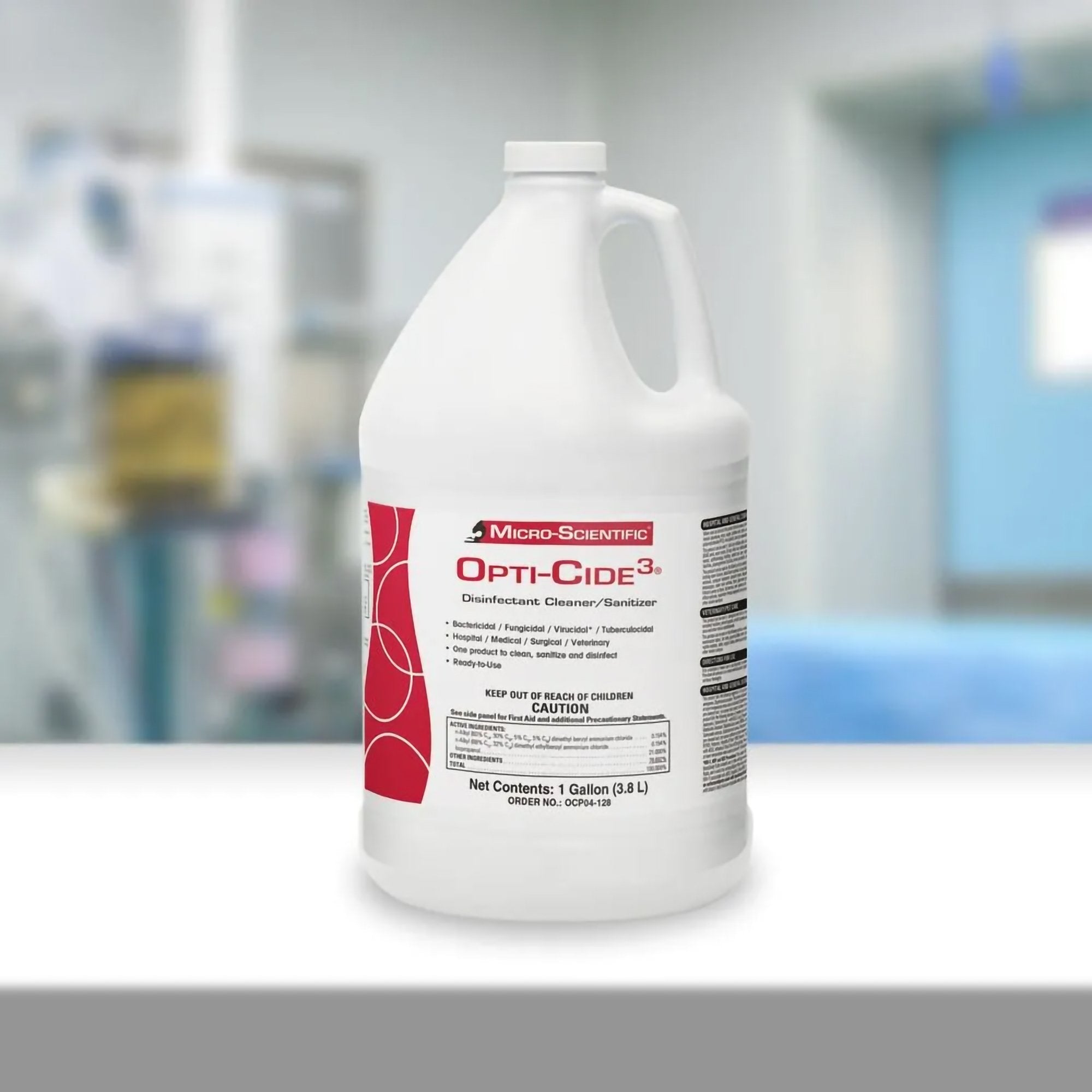 Opti-Cide3® Surface Disinfectant Cleaner, 1 gal. (4 Units)