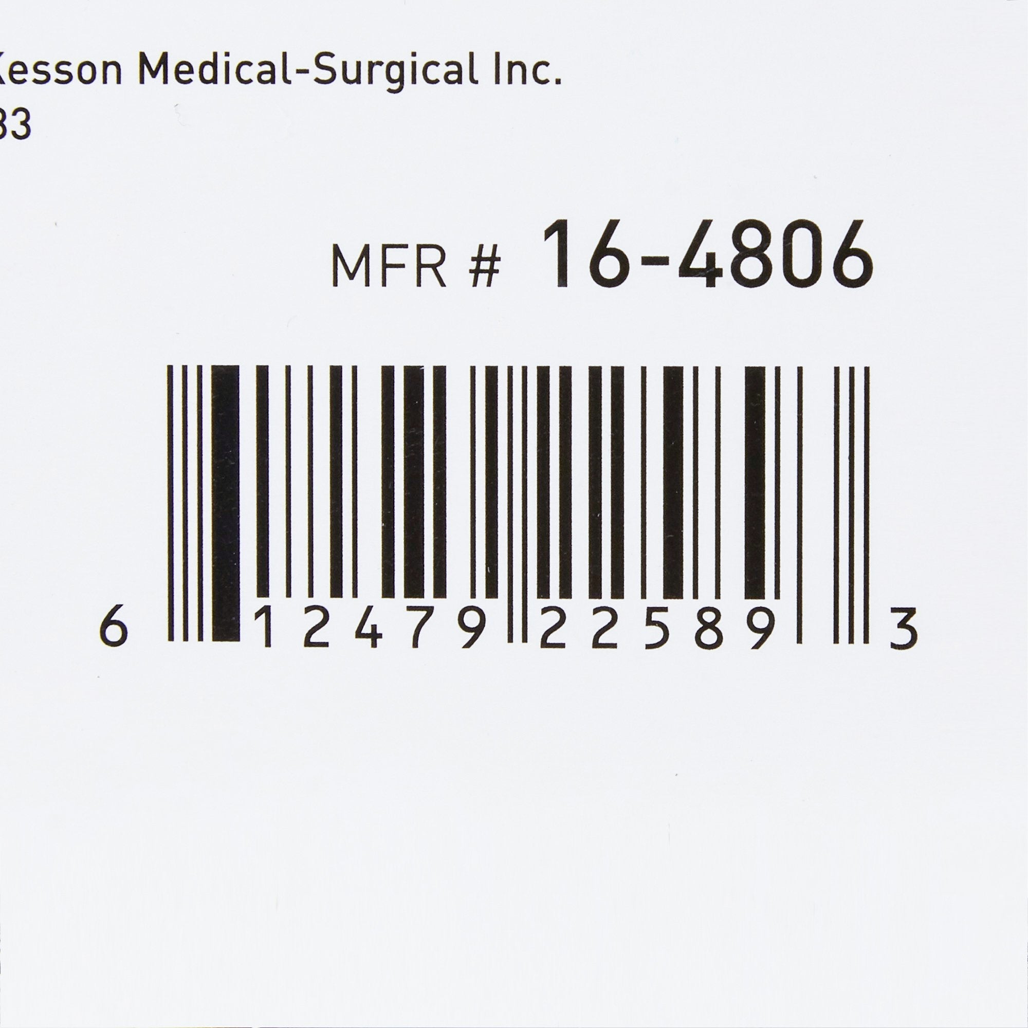 McKesson Nonwoven Fabric / Printed Release Paper Dressing Retention Tape, 6 Inch x 10 Yard, White (1 Unit)