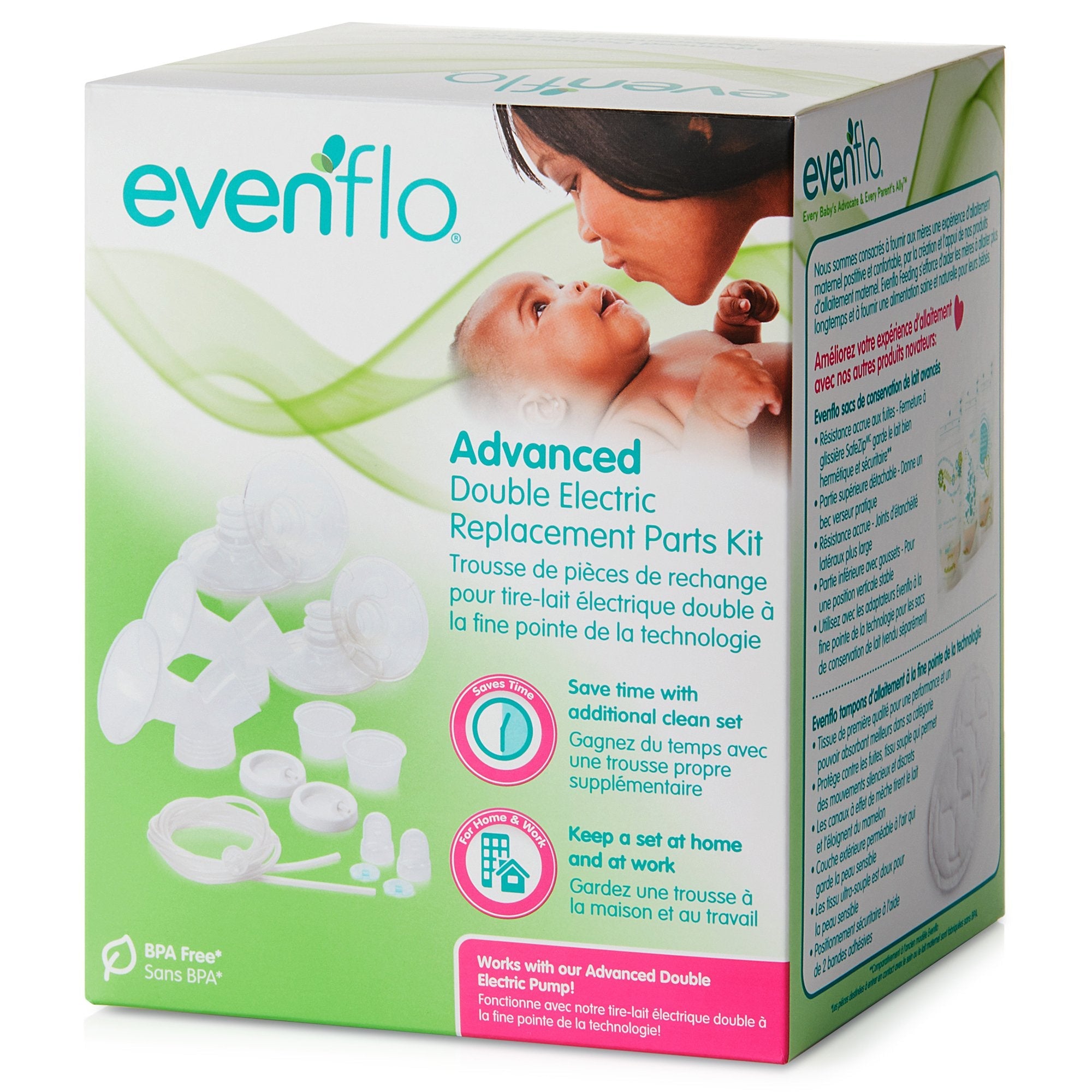 Evenflo® Advanced Breast Pump Replacement Parts Kit (1 Unit)