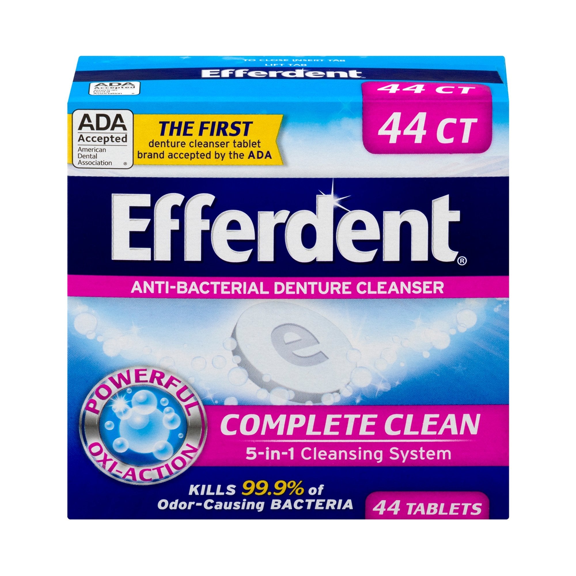 Efferdent® Denture Cleaner, 44 Tablets per Box (44 Units)