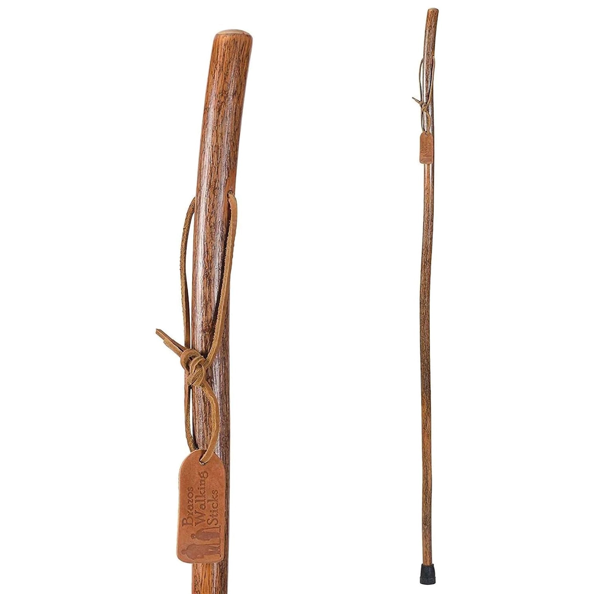 Brazos™ Hickory Rustic Walking Stick, 58-Inch Height (1 Unit)