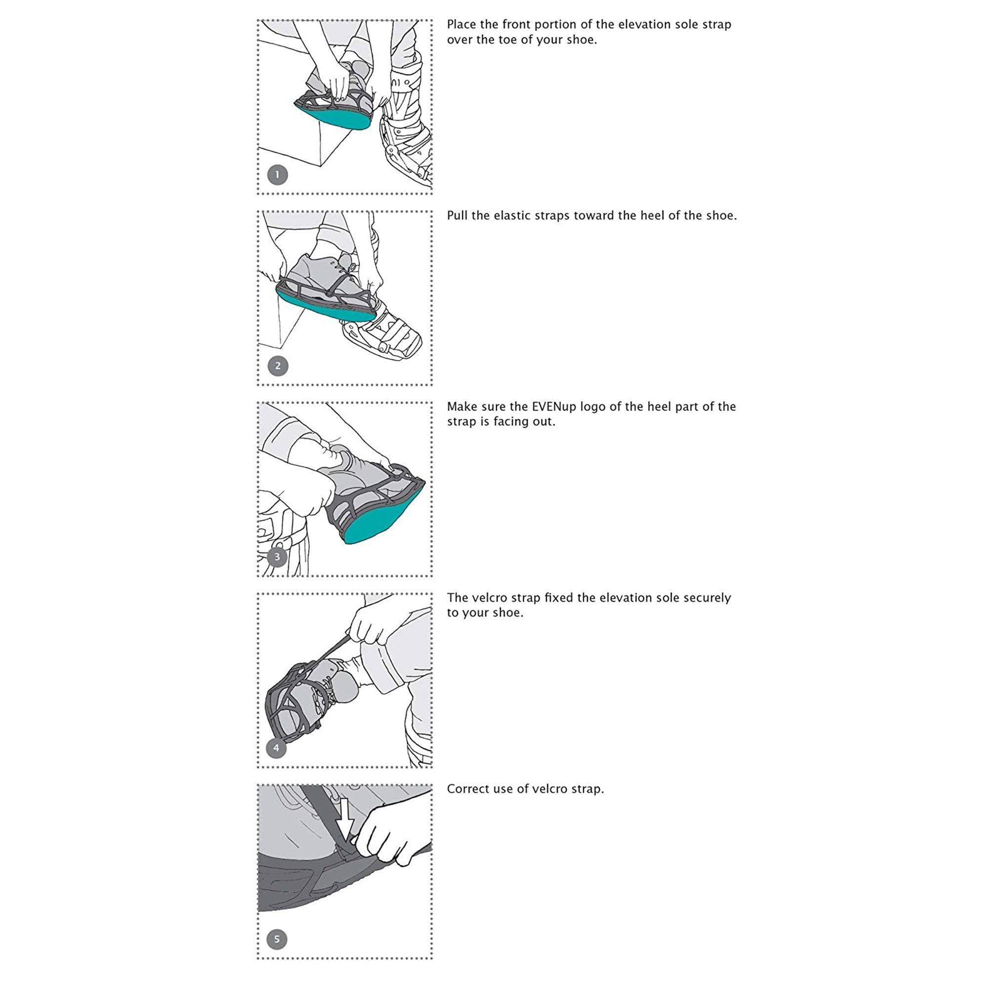 Evenup Shoe Leveler, Small (1 Unit)