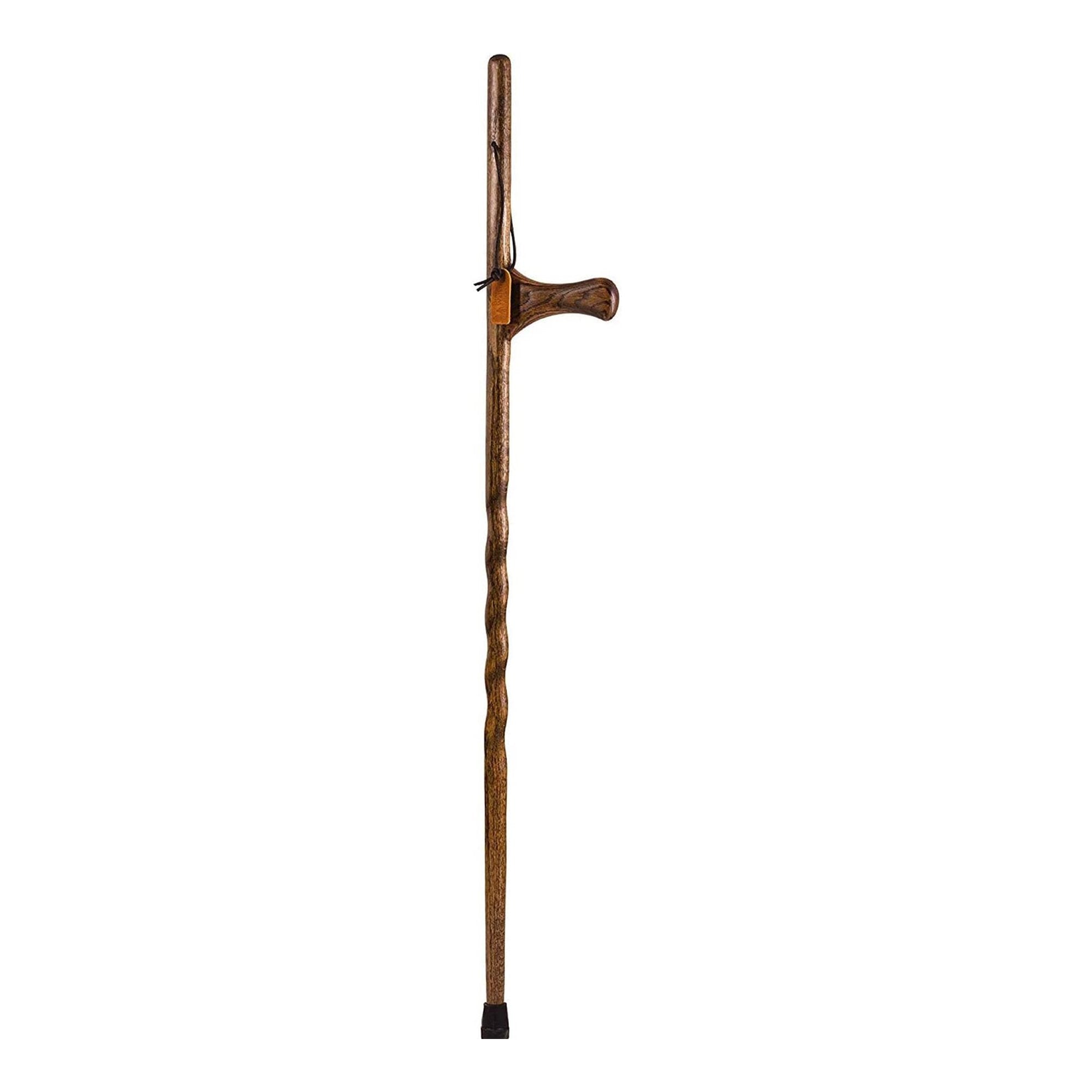 Brazos™ Twisted Oak Dual Purpose Handcrafted Walking Stick, 55-Inch (1 Unit)