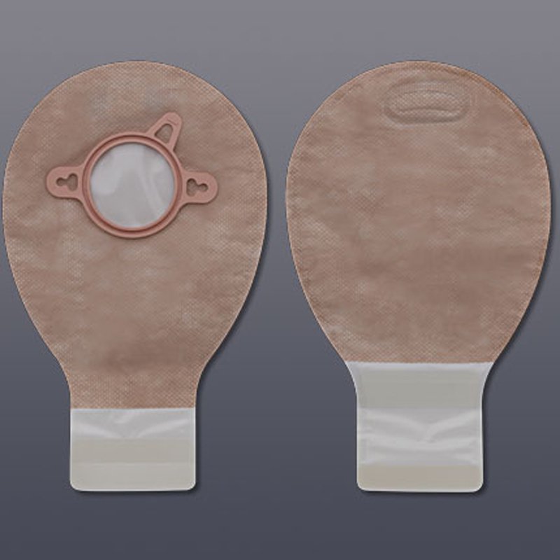 New Image™ Two-Piece Drainable Beige Filtered Ostomy Pouch, 7 Inch Length, 2¾ Inch Flange (20 Units)