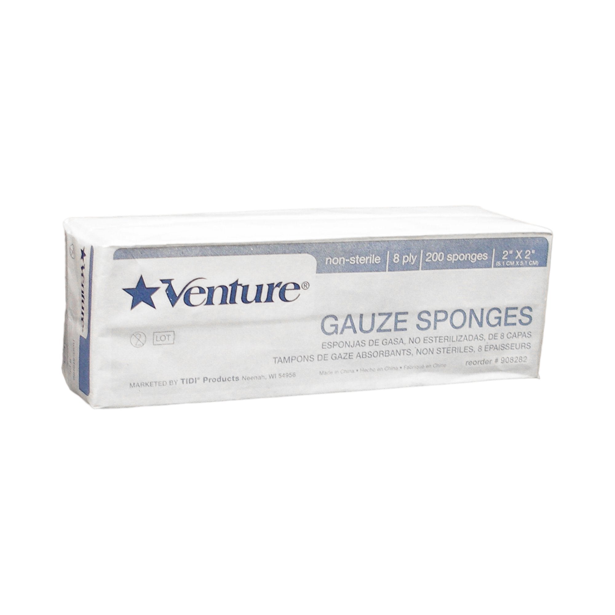 Venture™ Gauze Sponge, 2 x 2 Inch (5000 Units)