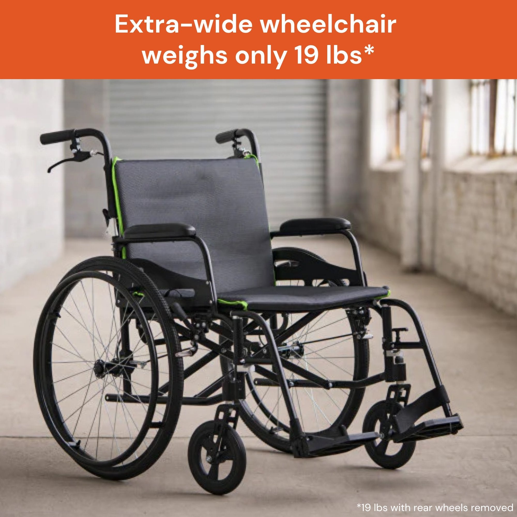 Feather Lightweight Wheelchair (1 Unit)