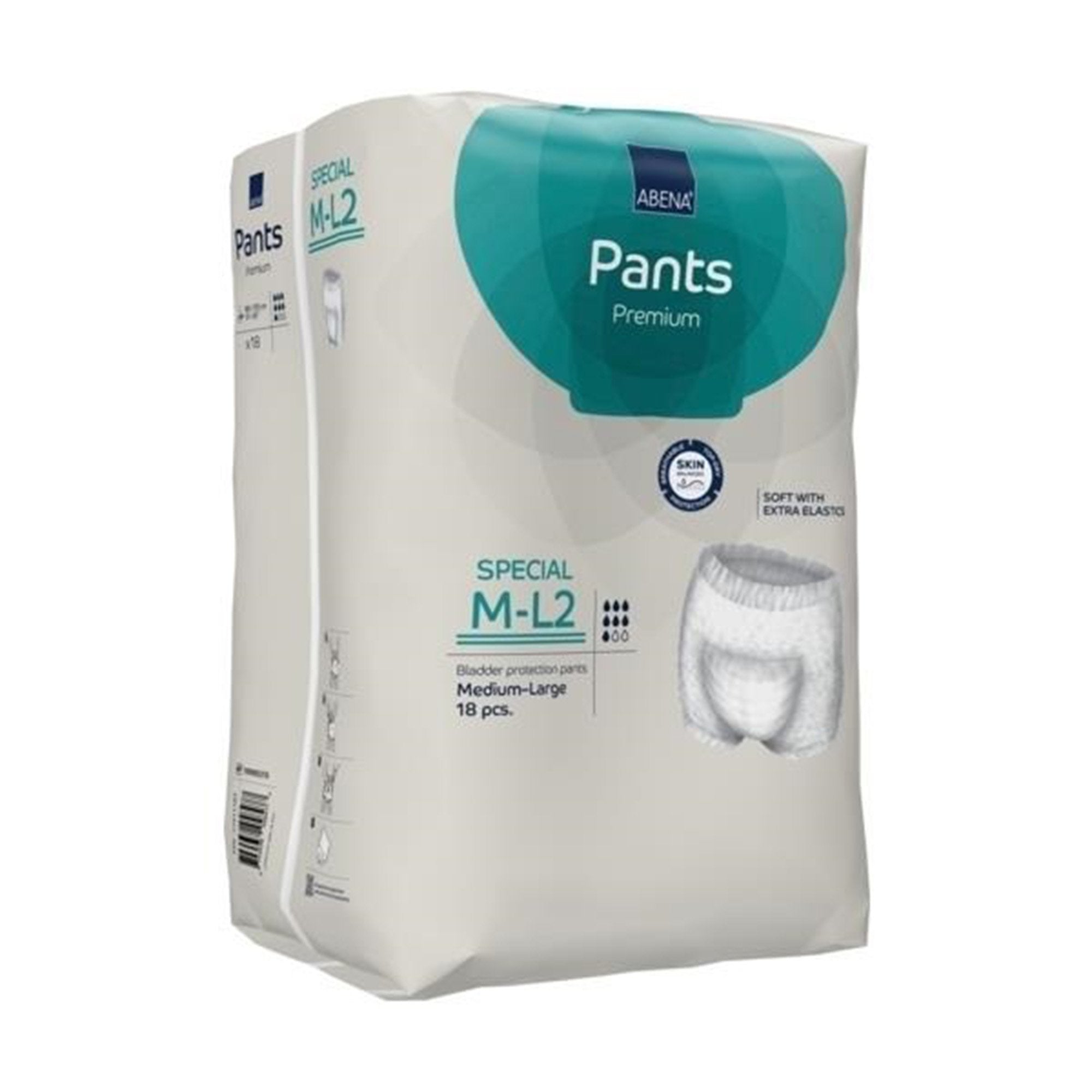 Abena® Premium Pants Special M-L2 Incontinence Brief, Medium / Large (18 Units)