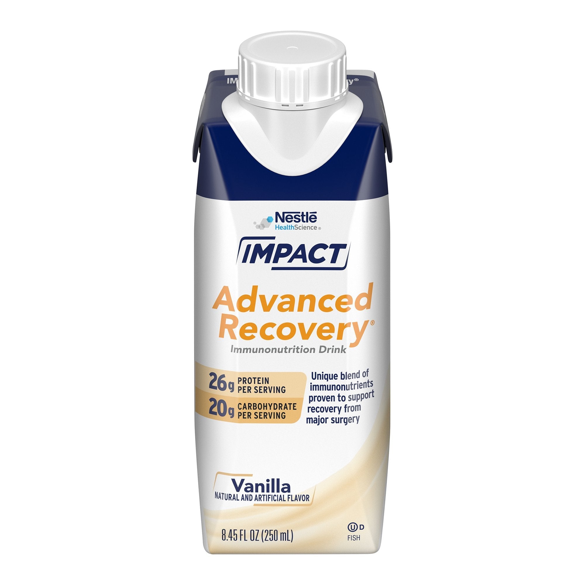 Impact Advanced Recovery® Vanilla Immunonutrition Drink, 8.45-ounce carton (1 Unit)