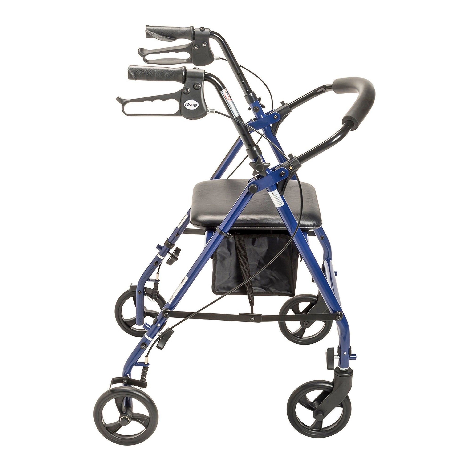 drive™ Steel Rollator with 6 Inch Wheels, Blue (1 Unit)