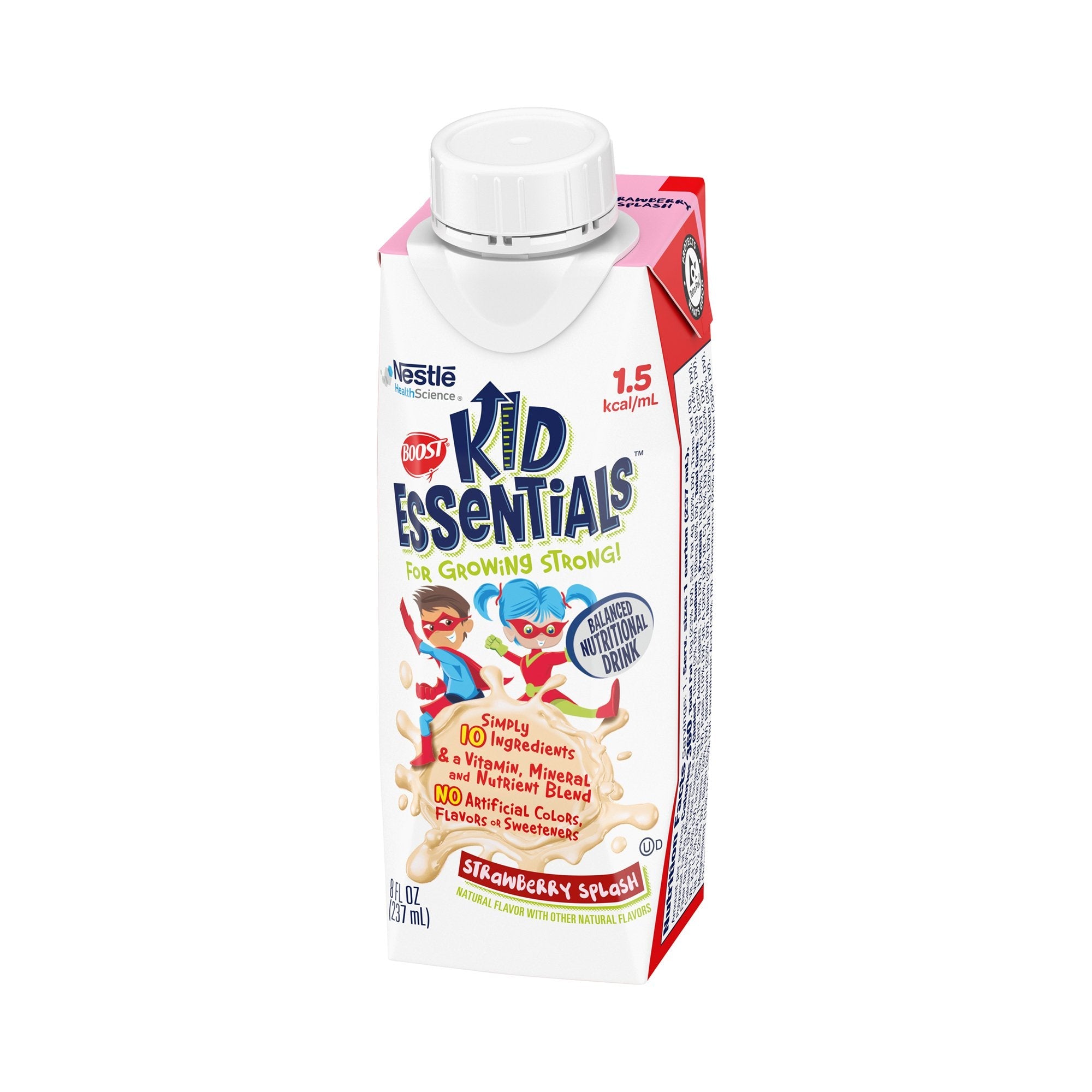 Boost® Kid Essentials™ 1.5 Strawberry Pediatric Oral Supplement, 8 oz. Carton (24 Units)