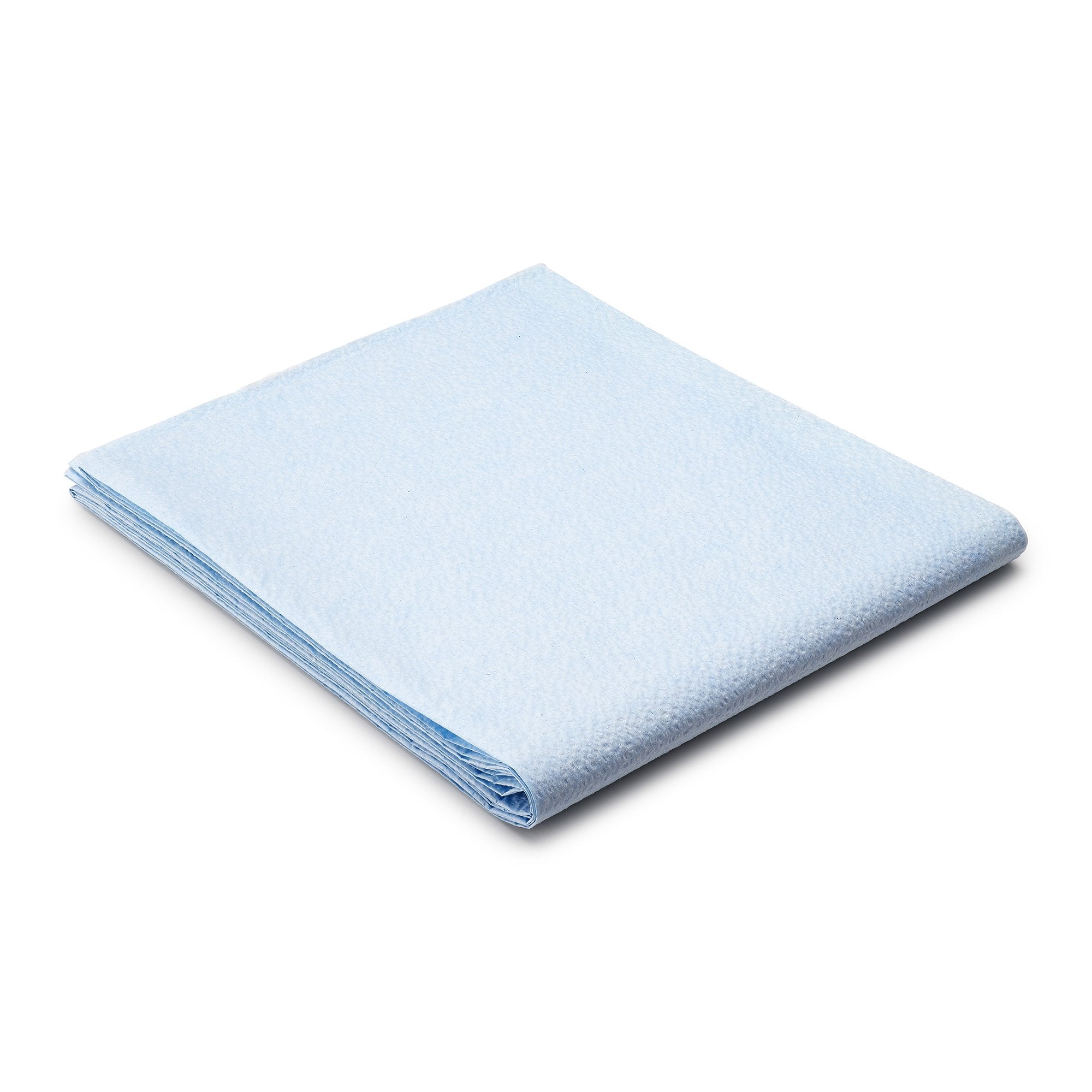 Tidi® Everyday Blue Flat Stretcher Sheet, 40 x 90 Inch (50 Units)