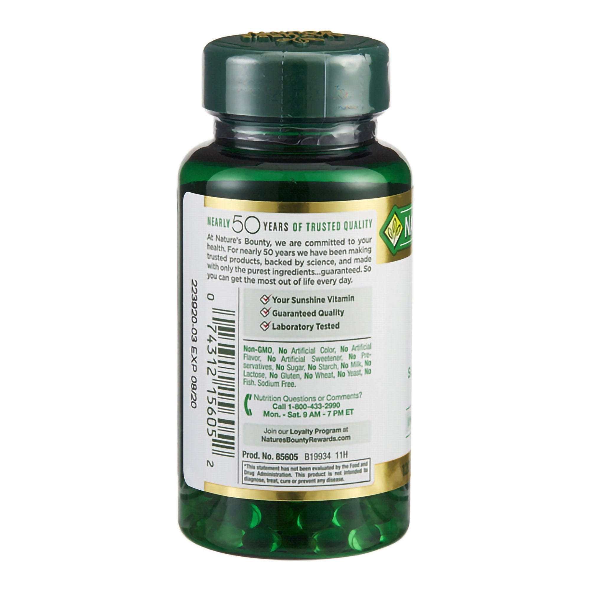 Nature's Bounty® Vitamin D-3 Supplement (1 Unit)