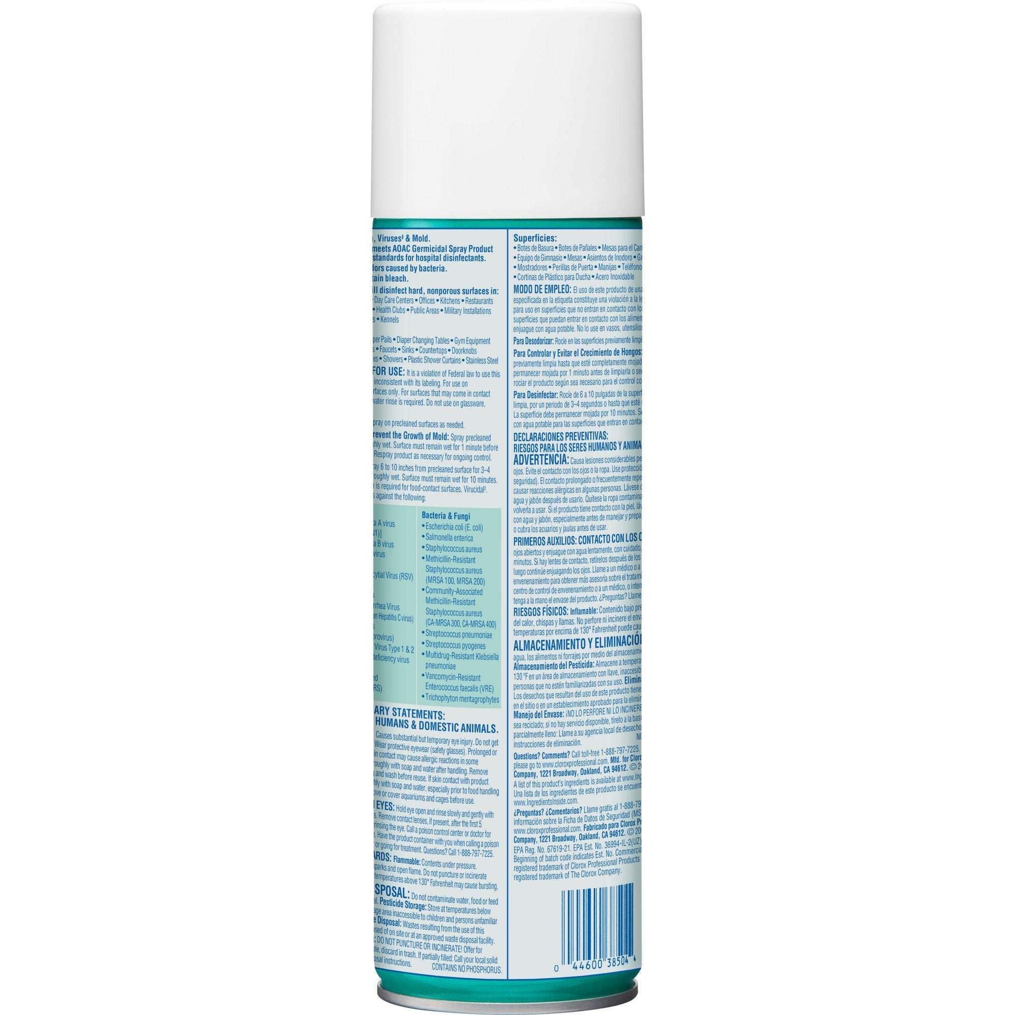 Clorox® Surface Disinfectant Spray, 19 oz Aerosol Can (12 Units)