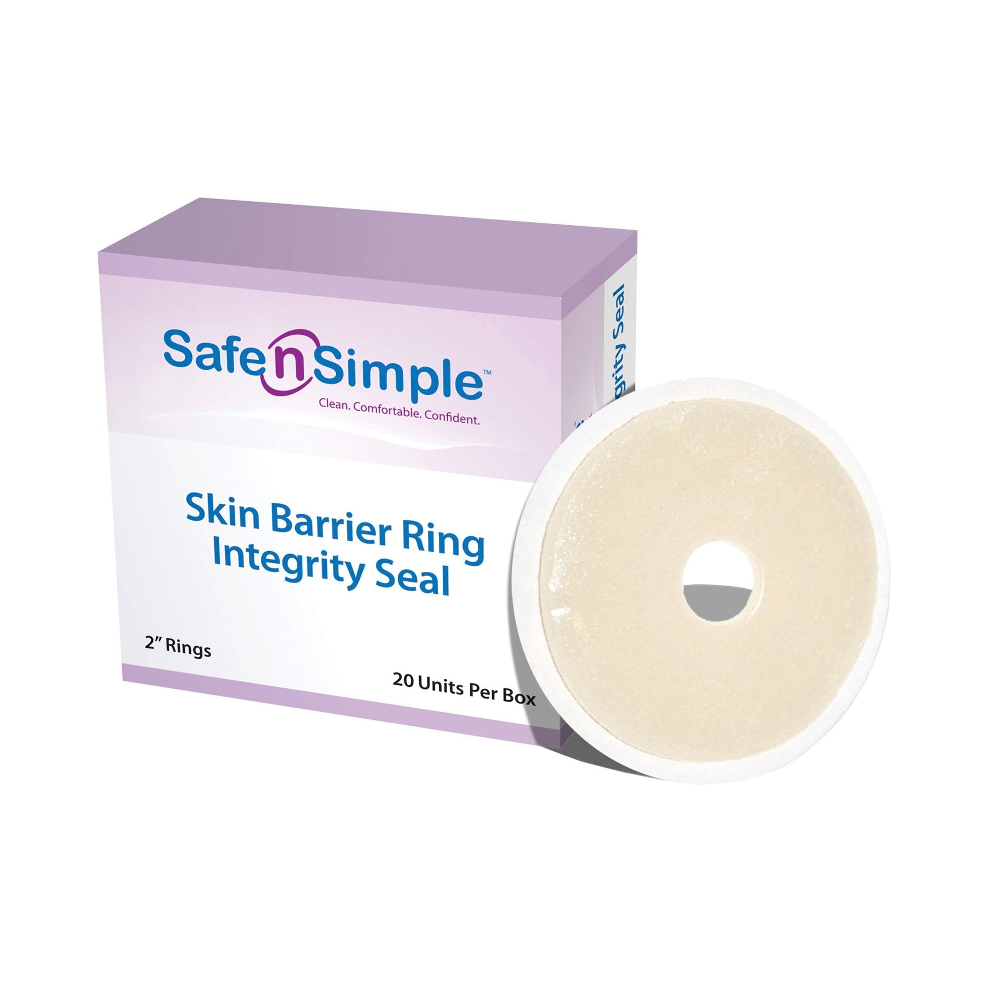 Safe-n'Simple Integrity Skin Barrier Ring (160 Units)