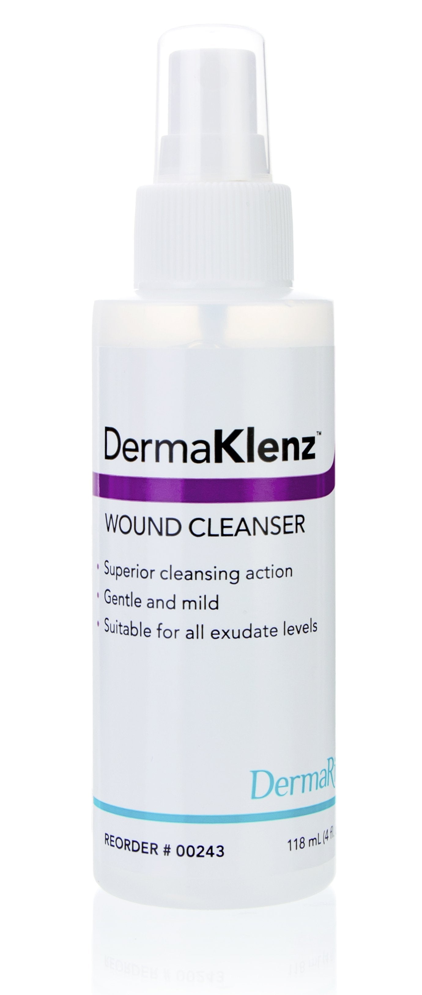 DermaKlenz® Wound Cleanser, 4 oz. Spray Bottle (12 Units)