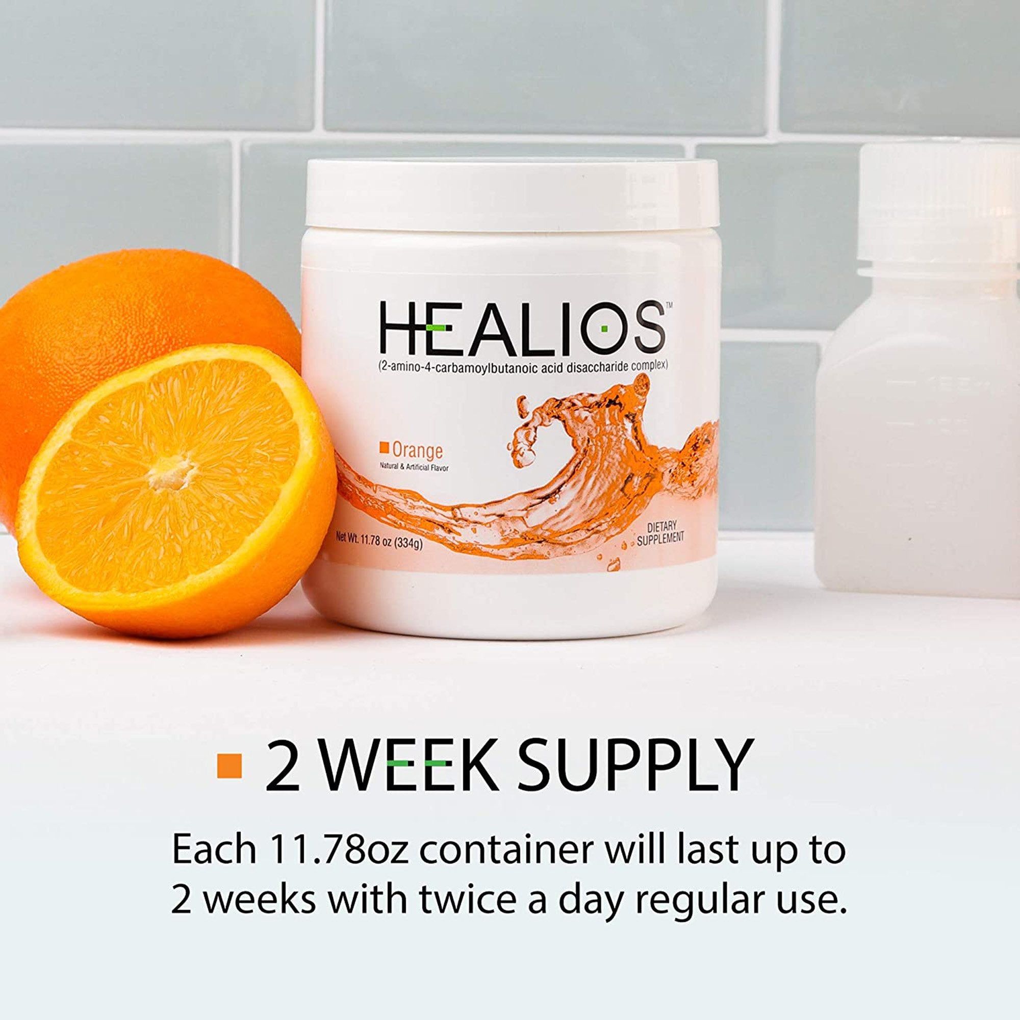 Oral Supplement Healios® Orange Flavor Powder 11.64 oz. Jar - image 8