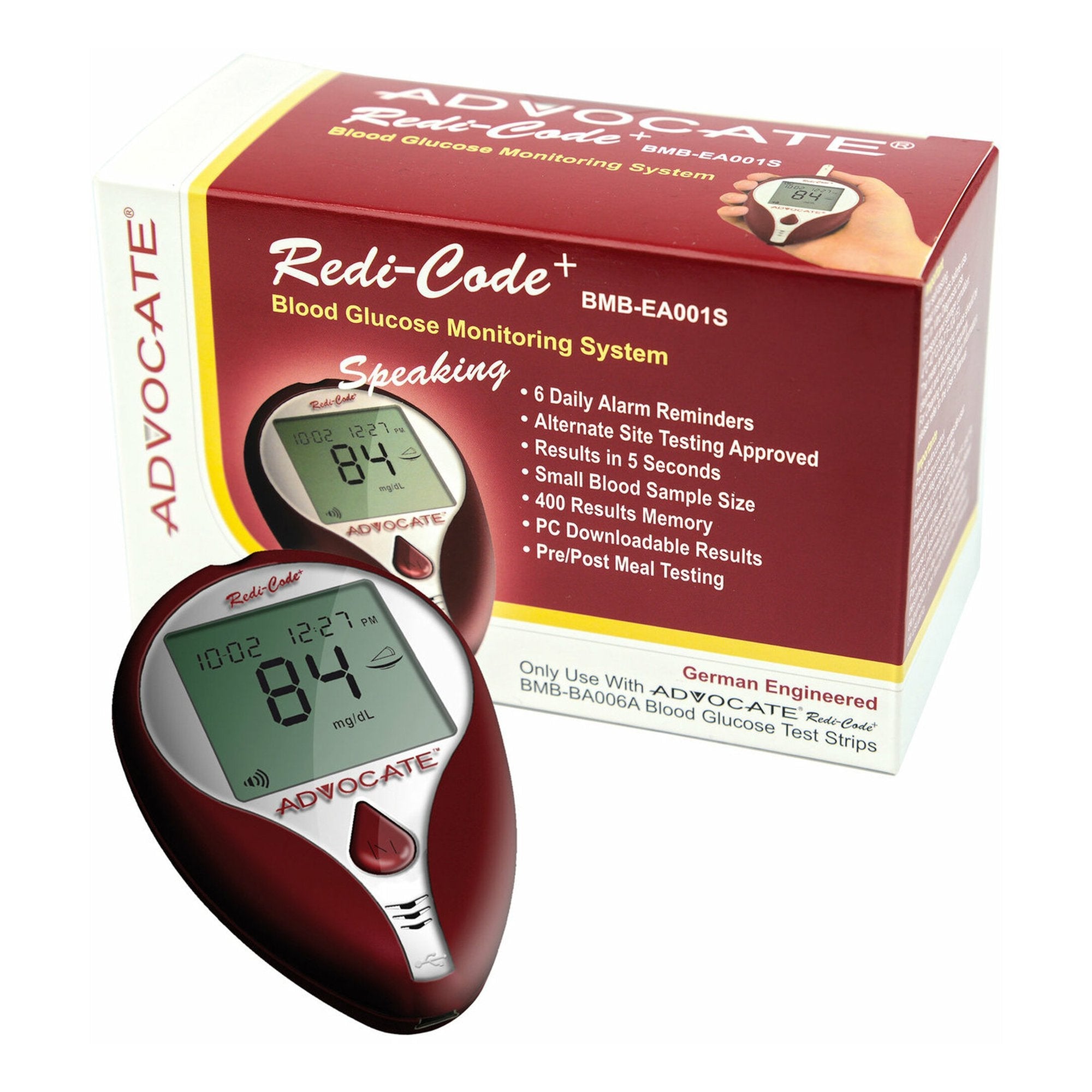 Advocate® Redi-Code® Plus Non-Speaking Gluscose Meter Kit (1 Unit)