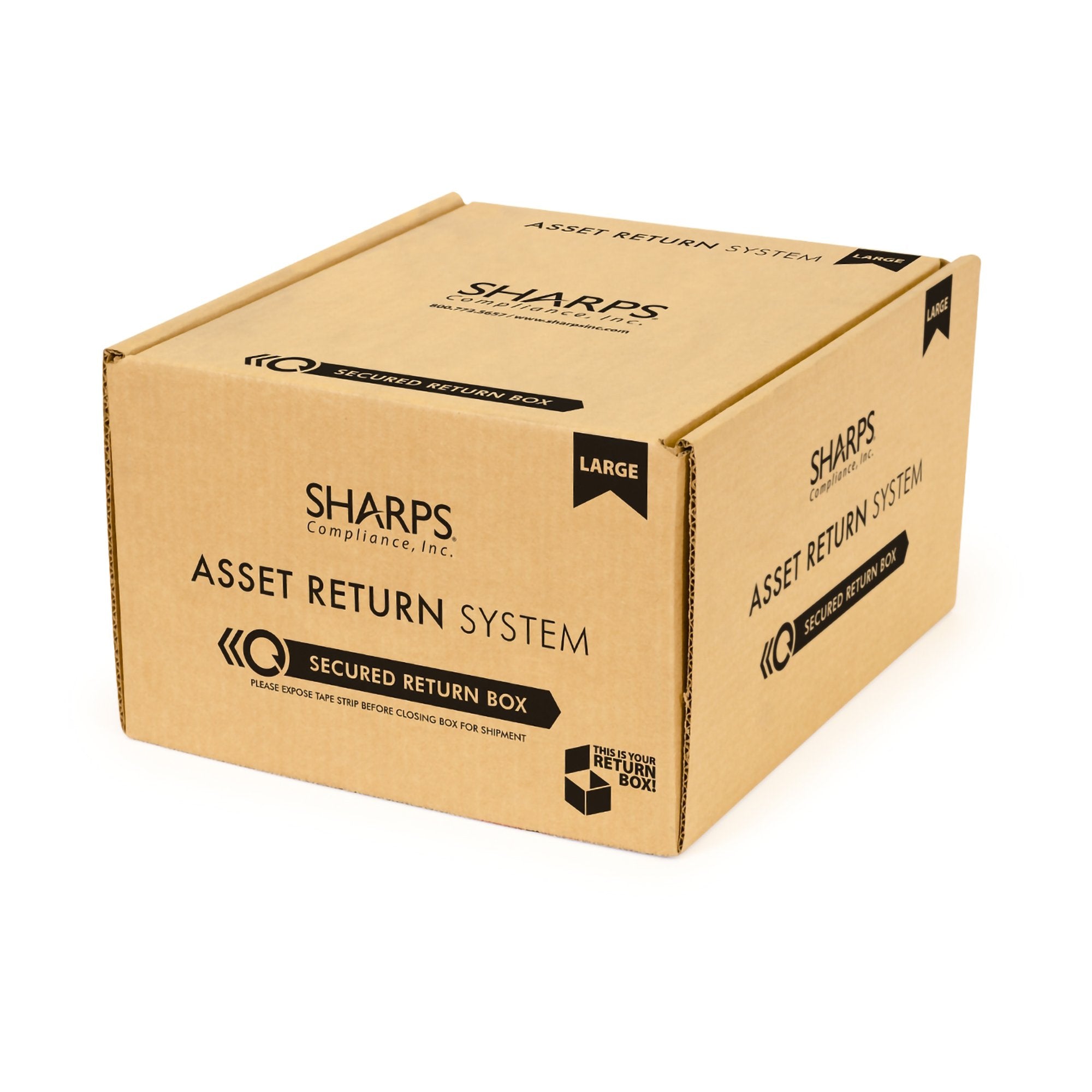 Pump Return Box Sharps Compliance (1 Unit)