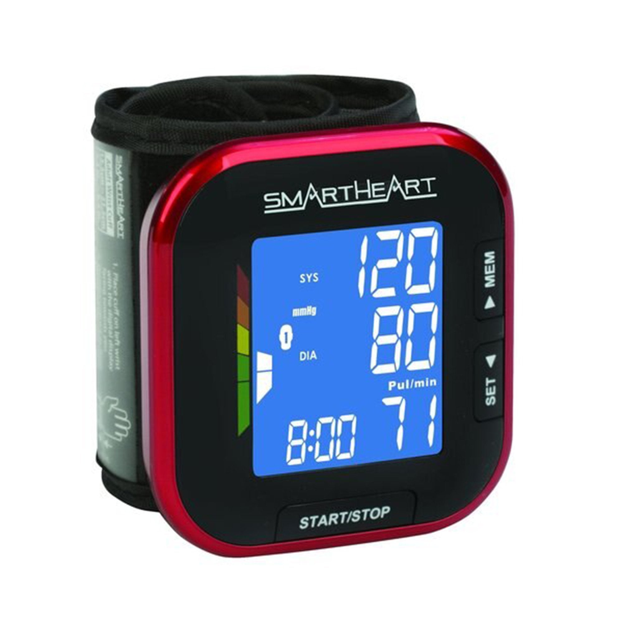 SmartHeart Automatic Wrist Blood Pressure Monitor (1 Unit)