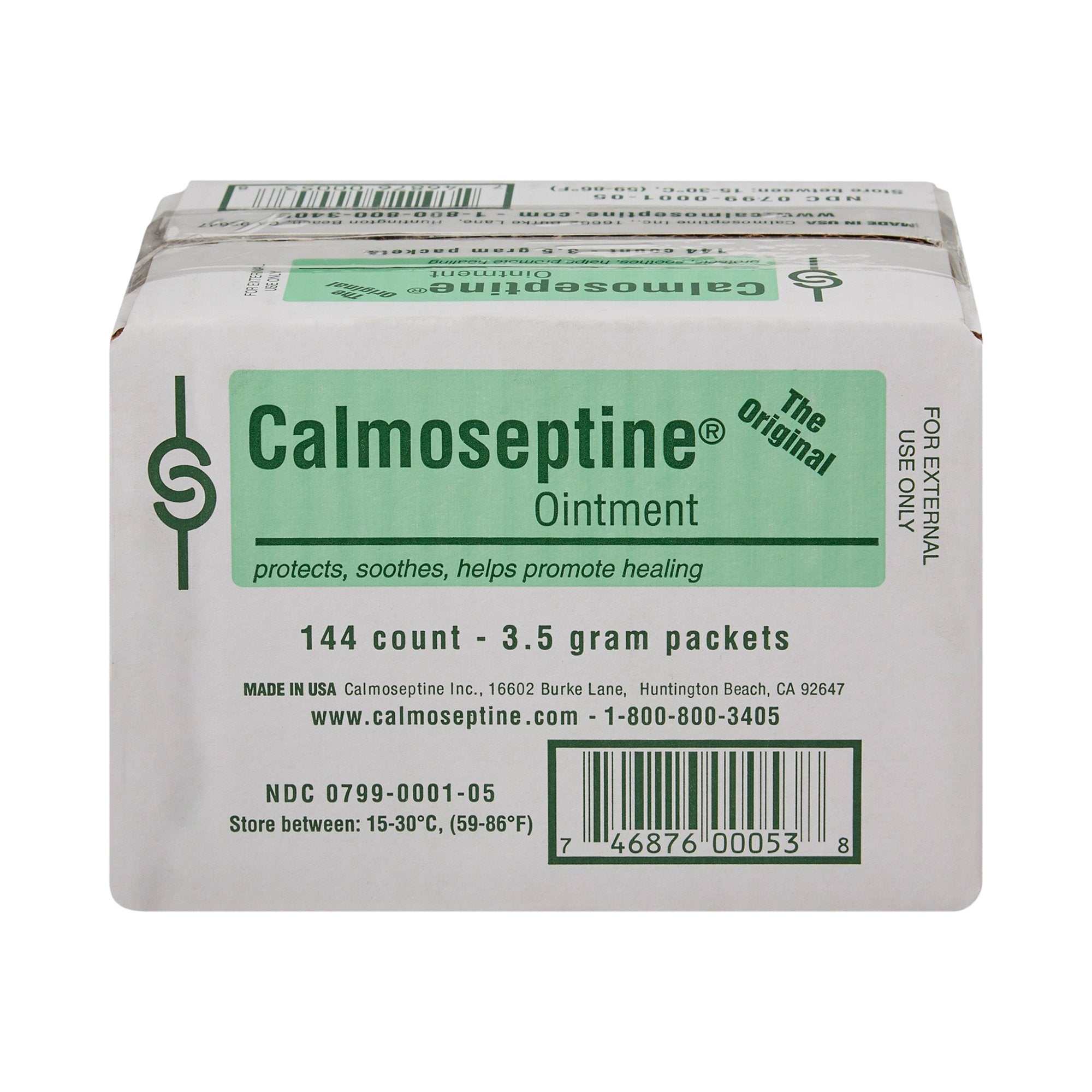 Skin Protectant Calmoseptine® 0.125 oz. Individual Packet Menthol Scent Ointment - image 3