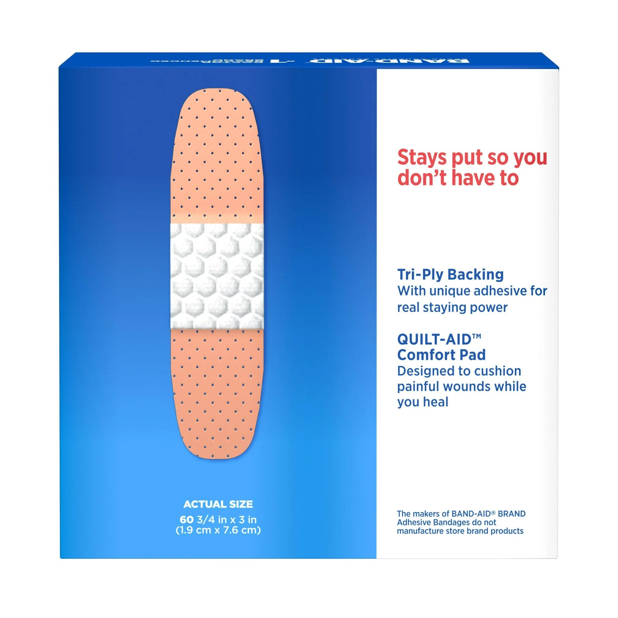 Adhesive Strip Band-Aid® Tru-Stay™ Plastic Tan 3/4 X 3 Inch Sterile - image 3