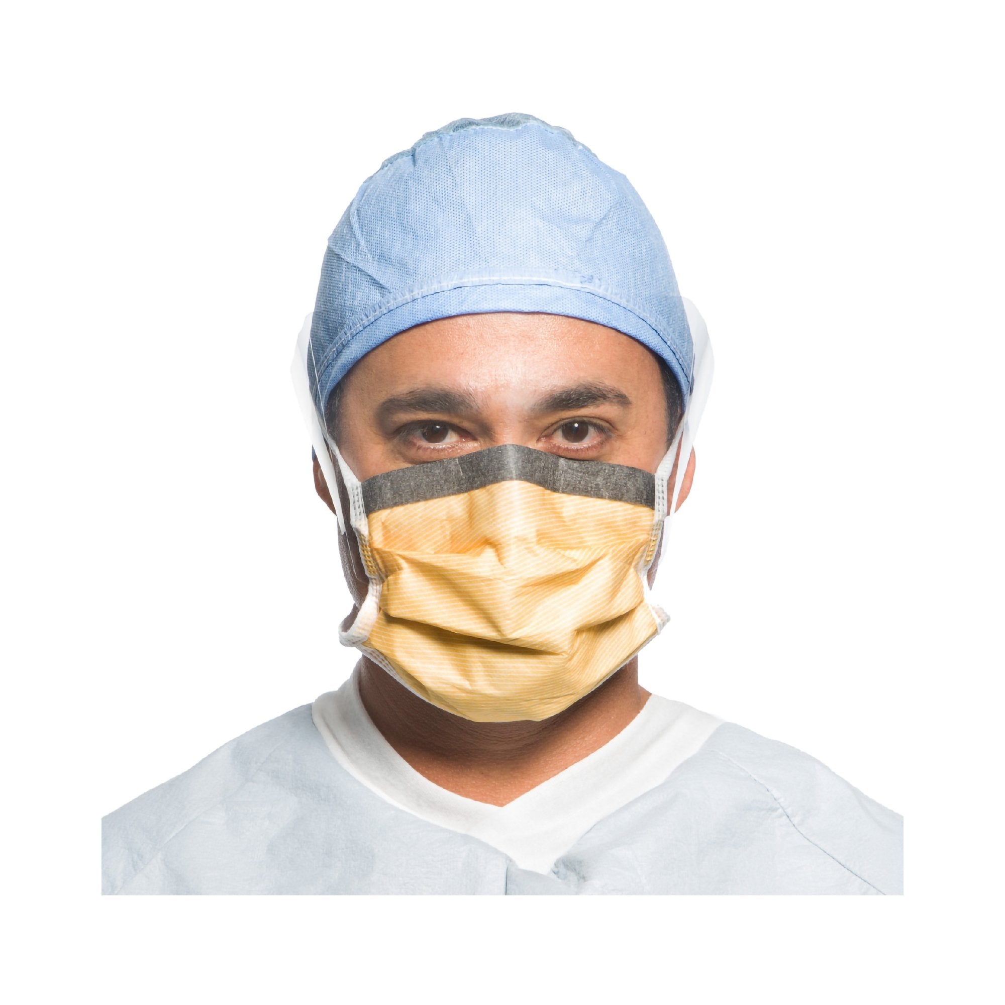 FluidShield® Surgical Mask with Eye Shield (100 Units)