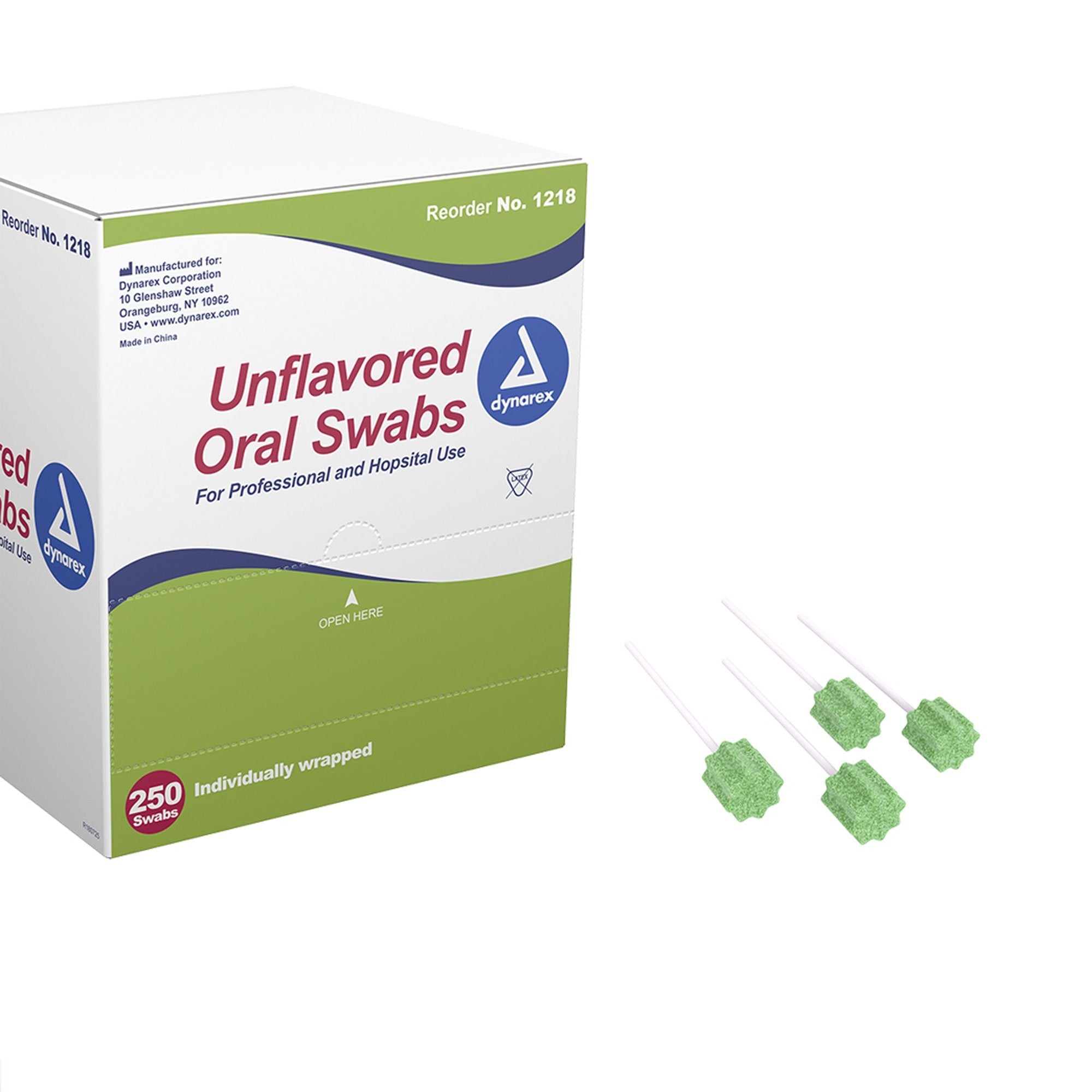 dynarex® Unflavored Oral Swabstick (250 Units)