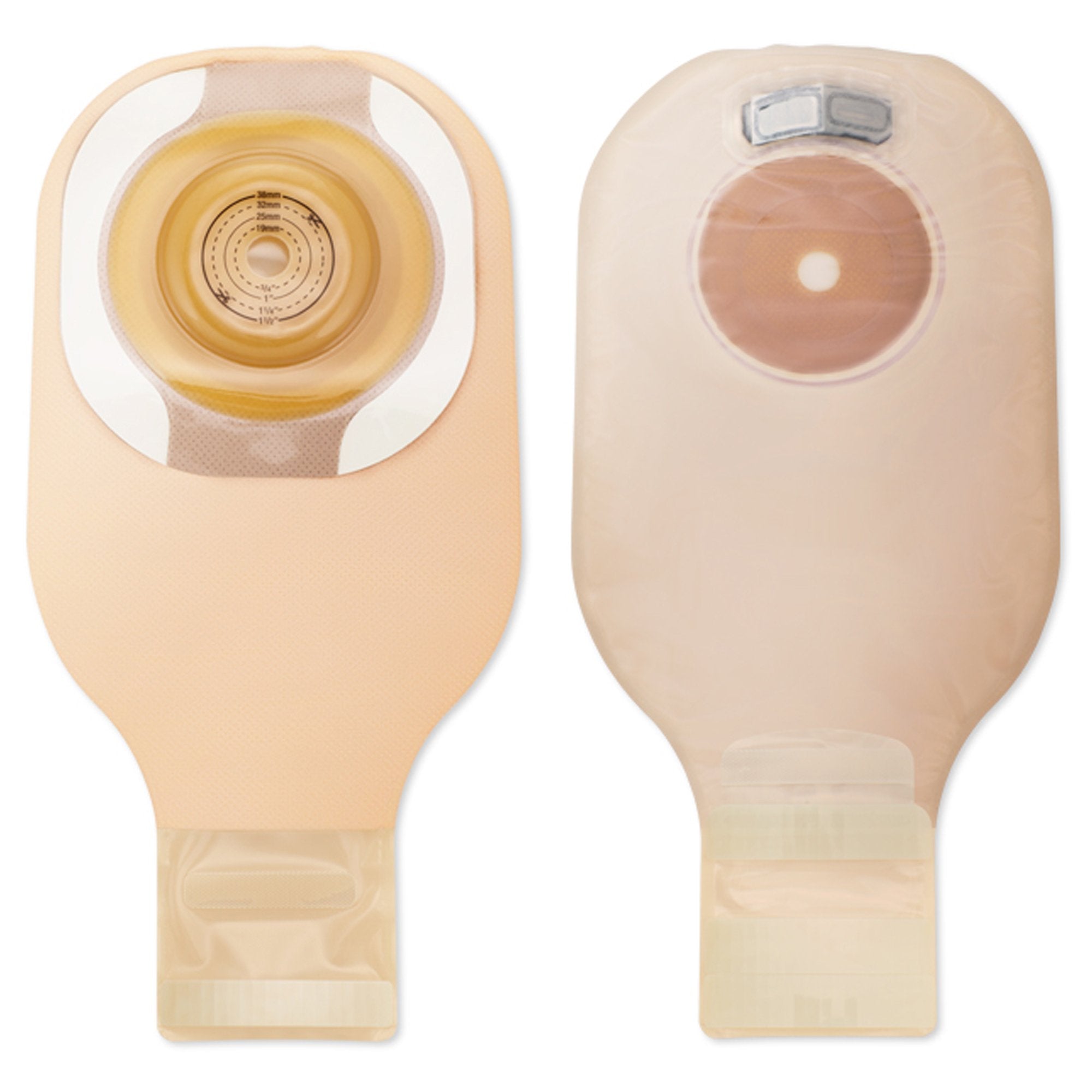 Premier™ Flextend™ One-Piece Drainable Beige Filtered Ostomy Pouch, 12 Inch Length, 1½ Inch Stoma (5 Units)