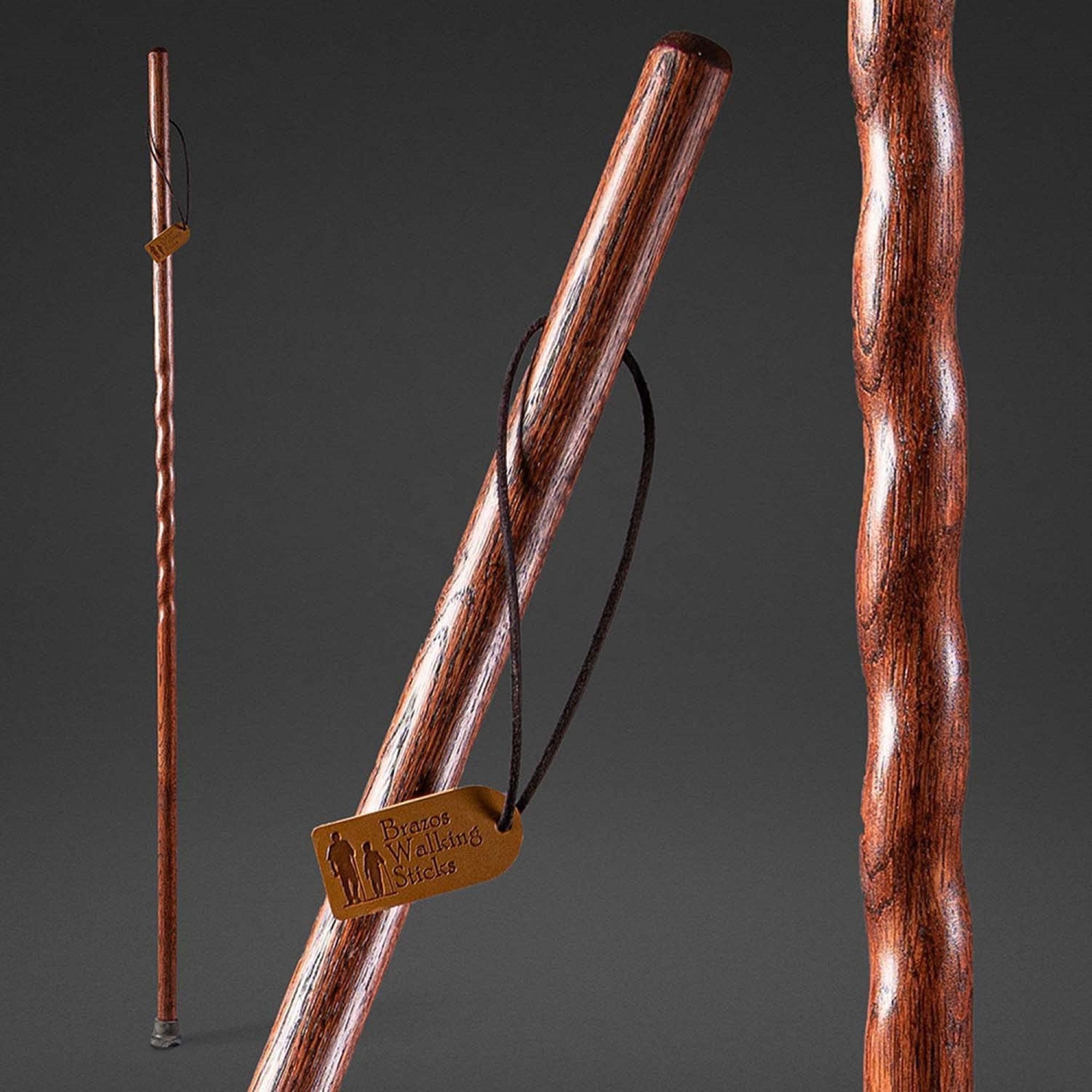 Brazos™ Twisted Oak Backpacker Handcrafted Walking Stick, 58-Inch Height (1 Unit)