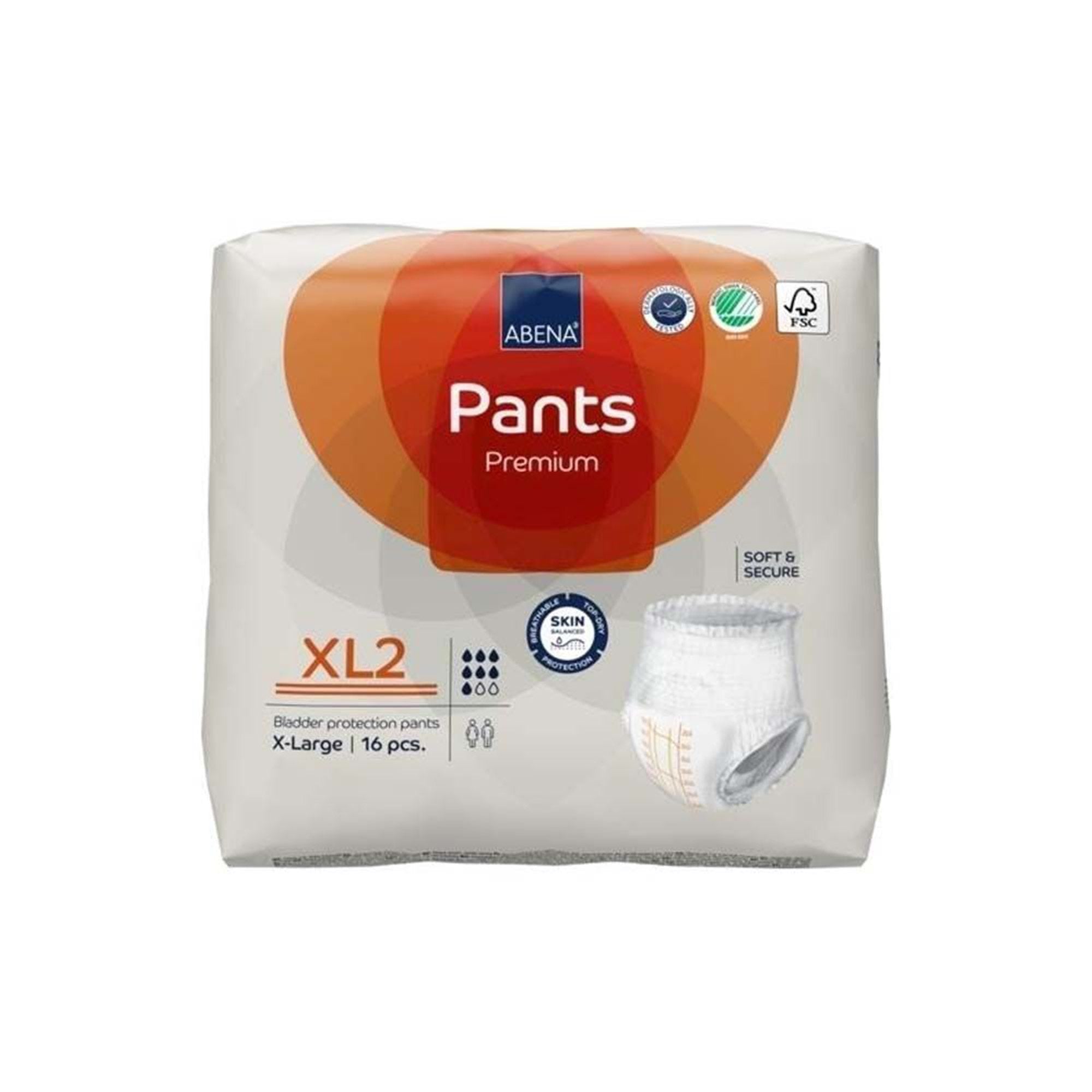 Abena® Premium Pants XL2 Incontinence Brief, X-Large (16 Units)